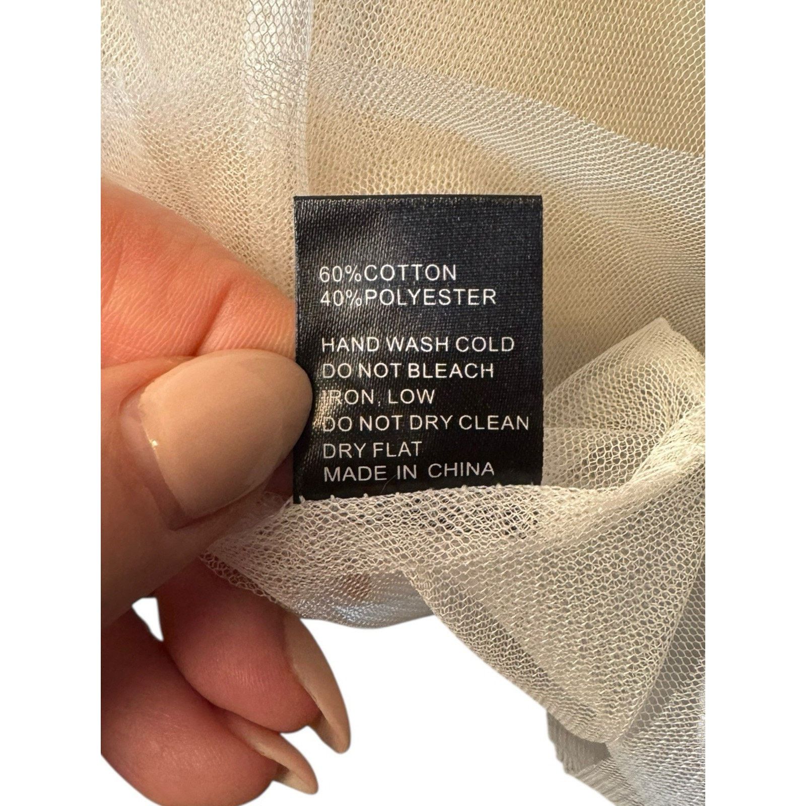 Anthropologie POL NEW Anthropologie Embroidered White Mesh Top Sheer Size S / US 4 / IT 40 - 6 Thumbnail
