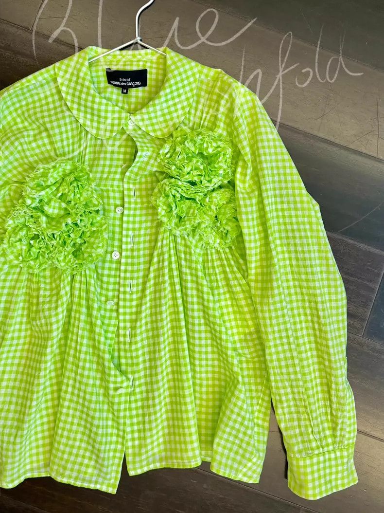 Comme des Garcons Comme Des Garcons Rose embroidered shirt Size M / US 6-8 / IT 42-44 - 3 Thumbnail