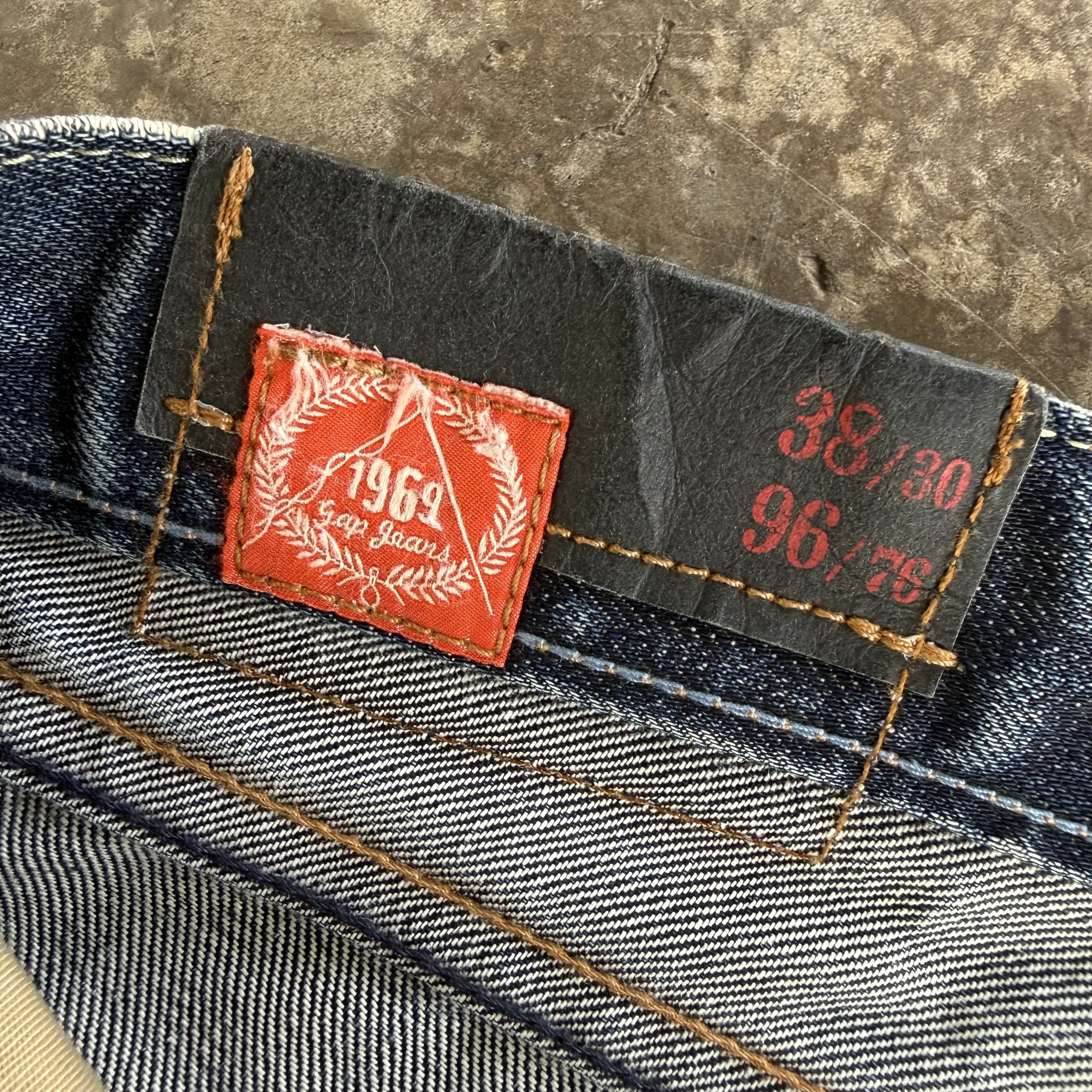 Japanese Brand Vintage Gap Faded Stone Wash Denim Jean W39 Size US 39 - 8 Thumbnail