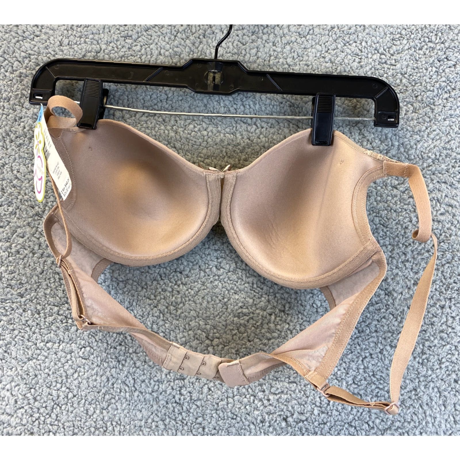 Vintage Jasmine & Ginger Bra Plunge Underwire Lined NWT 36C, 38C, 32-5 Animal Print Lace Tan Womens Cup C Size ONE SIZE - 4 Thumbnail