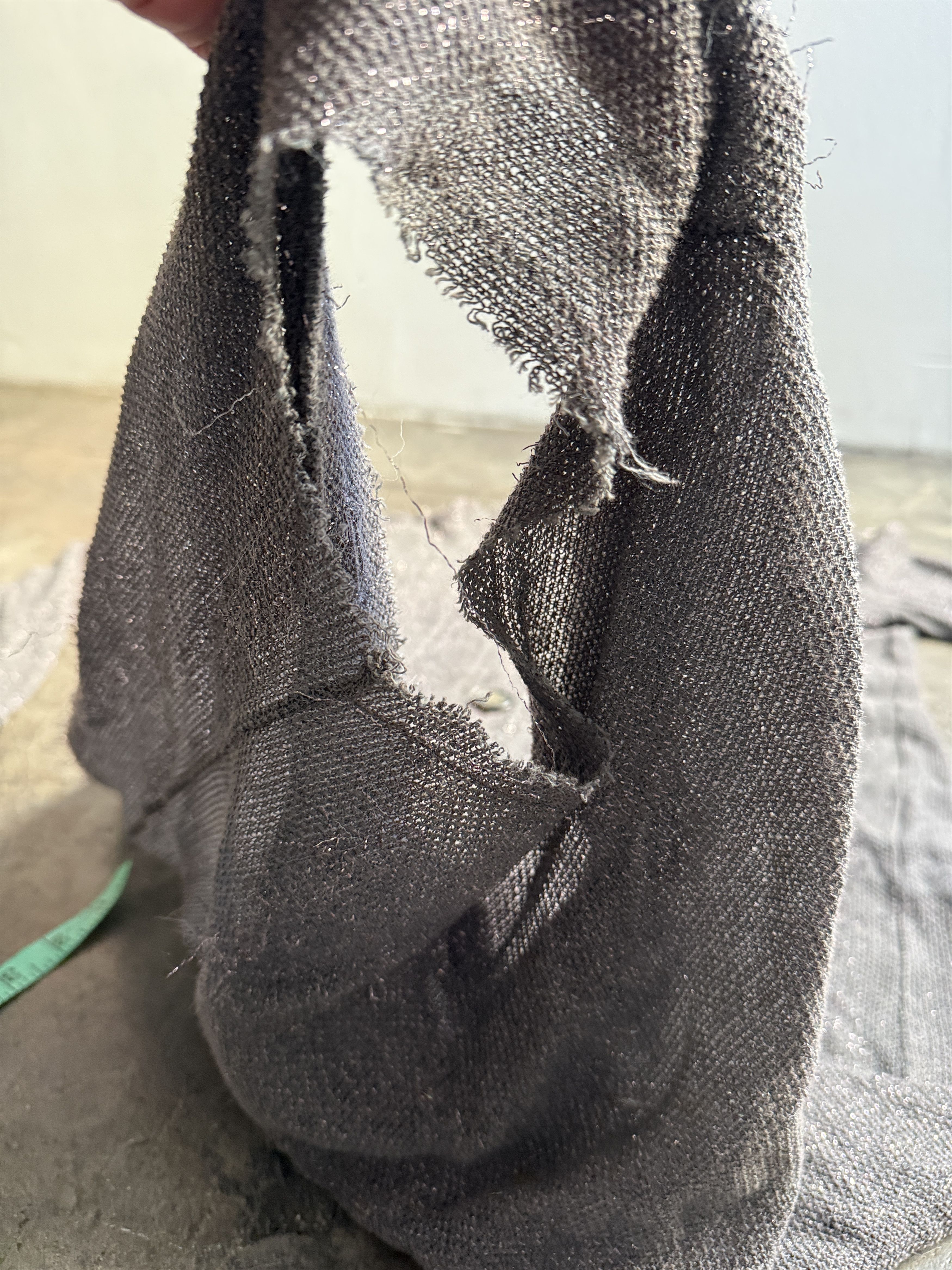 1/1 Sample Anglomani 2-way Cardigan w/ Silver Loose Thread