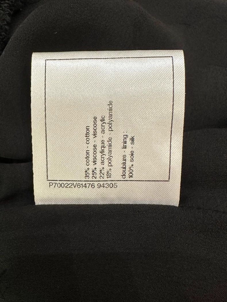 Chanel Chanel 21C black streamer four-pocket jacket Size XXS / US 00 / IT 34 - 9 Thumbnail