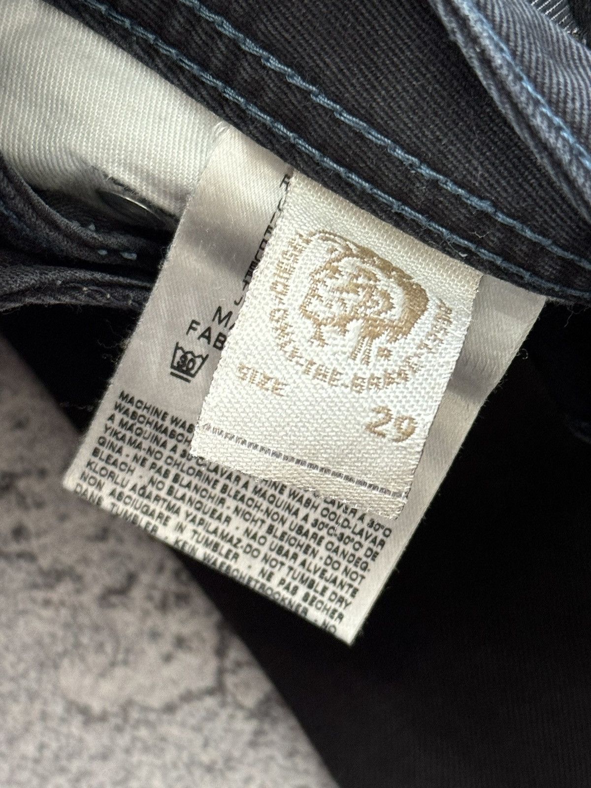 Diesel × Diesel Black Gold Diesel 29/32 Darron wash 0016R denim pant trouser Jean chino Size US 29 - 14 Thumbnail