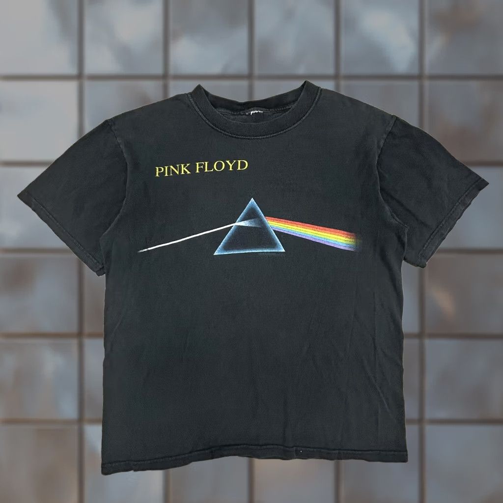Fruit Of The Loom VINTAGE Pink Floyd Shirt Mens Small Black Dark Side Of The Moon 1999 Made in USA Size US S / EU 44-46 / 1 - 1 Thumbnail