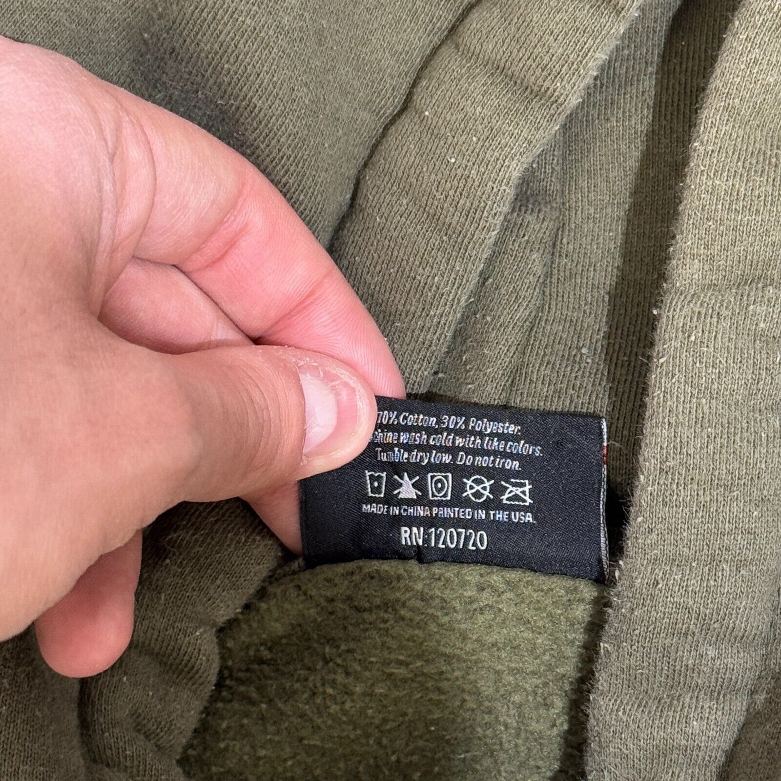 Vintage The Hundreds Unisex Green Army Bottle Cotton Hoodie Size S Size US S / EU 44-46 / 1 - 7 Thumbnail