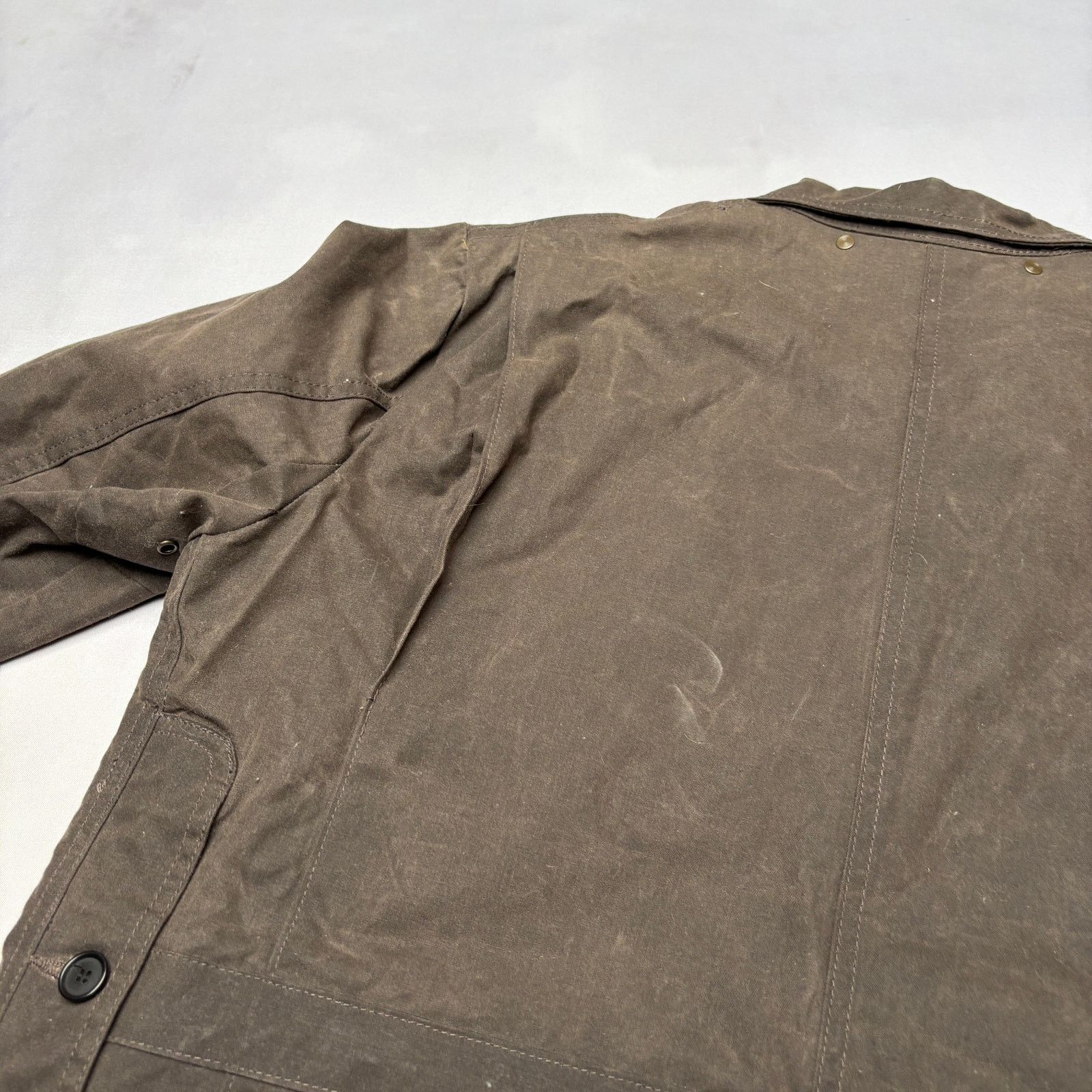 Billy Reid Billy Reid MSL ALA Waxed Cotton Chore Coat Men's Medium Size US M / EU 48-50 / 2 - 11 Thumbnail