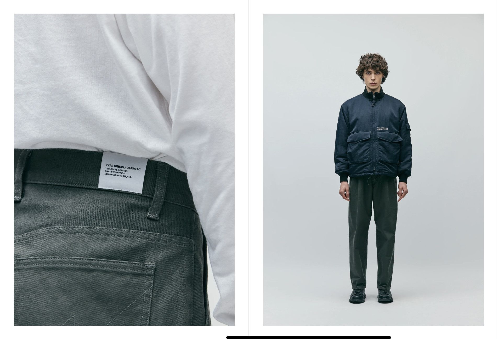 Neighborhood Neighborhood Baggy Silhouette Two Tuck Pants Trousers Size US 32 / EU 48 - 11 Thumbnail