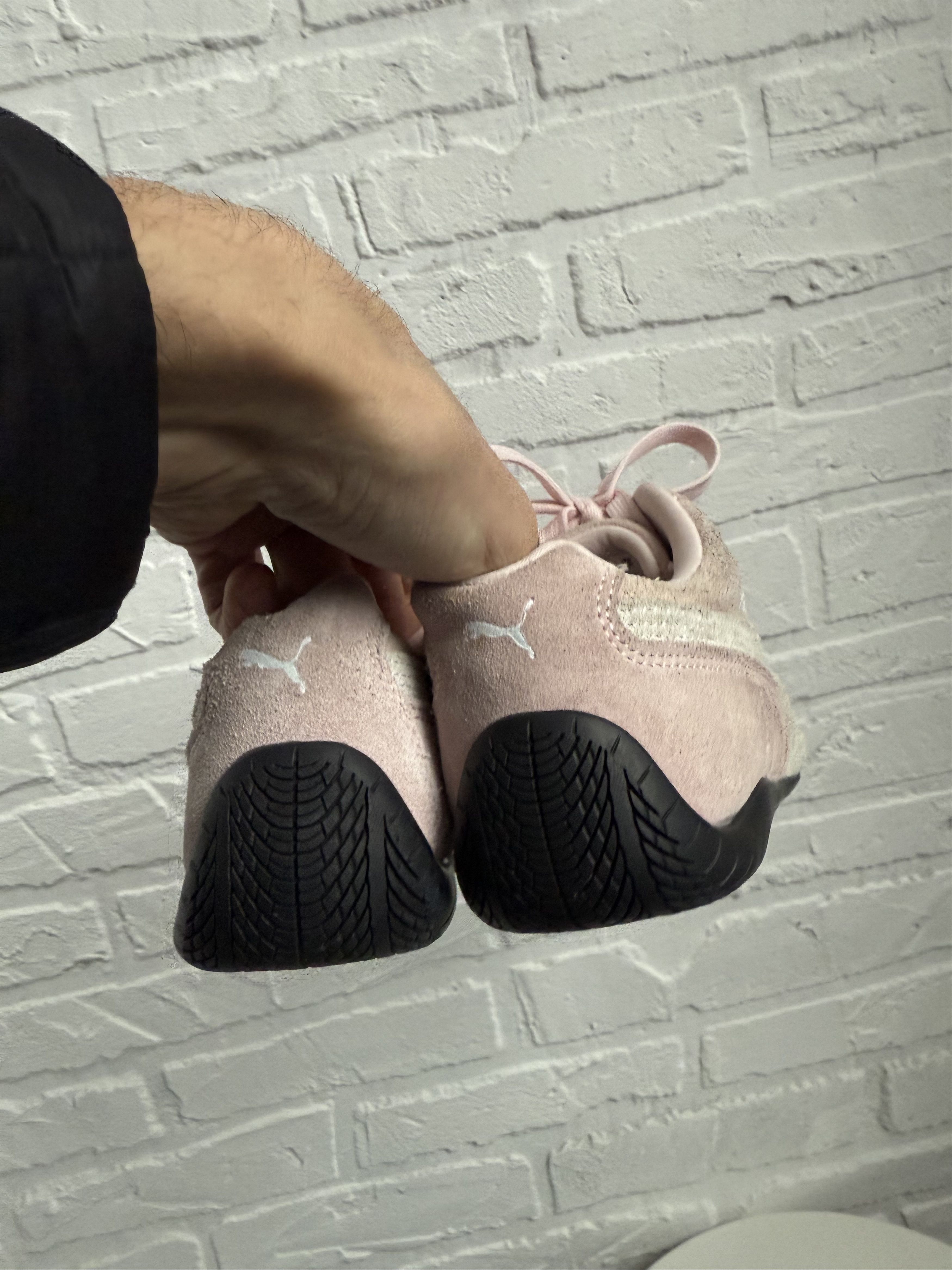 Puma Puma speedcat OG pink suede leather low sneakers Size US 5 / IT 35 - 8 Thumbnail