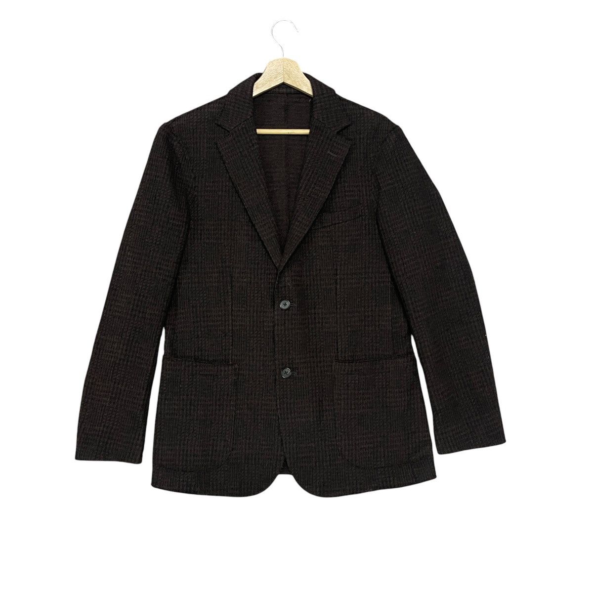 J. Press Vintage J. Press Check Pattern Wool Sport Coat Blazer Jacket Size US L / EU 52-54 / 3 - 1 Thumbnail