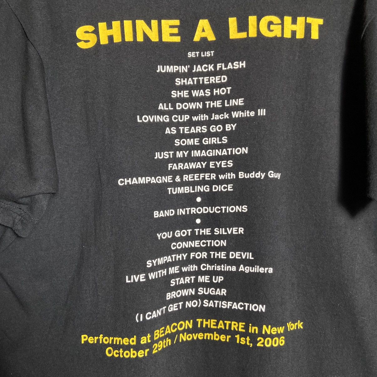 Band Tees × The Rolling Stones × Vintage Vintage The Rolling Stones Shine A Light T-Shirt Size US L / EU 52-54 / 3 - 4 Thumbnail