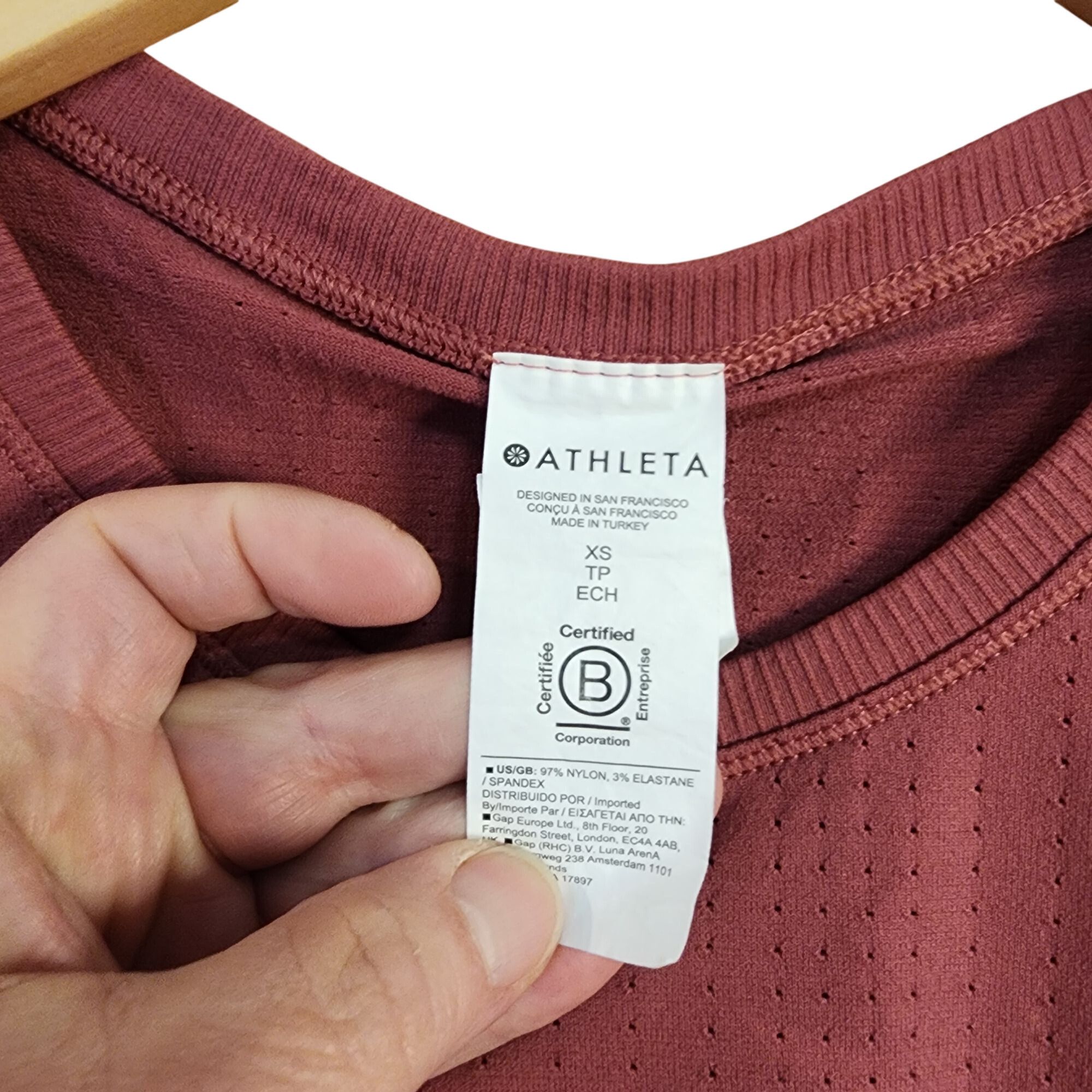 Athleta Athleta mauve Lasercut high neck active running tank top wom Size XS / US 0-2 / IT 36-38 - 3 Thumbnail