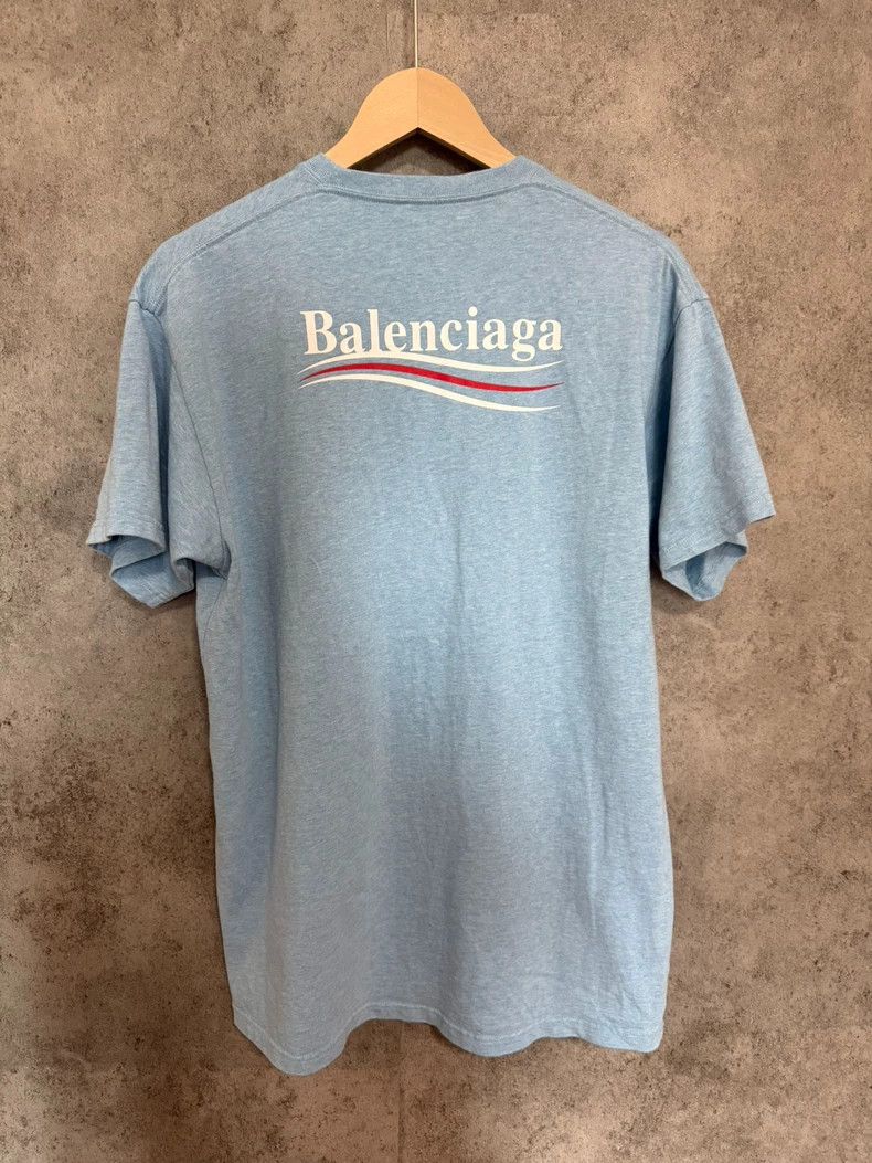 Balenciaga Balenciaga Haze Blue Cola Short Sleeve Size US XS / EU 42 / 0 - 5 Thumbnail
