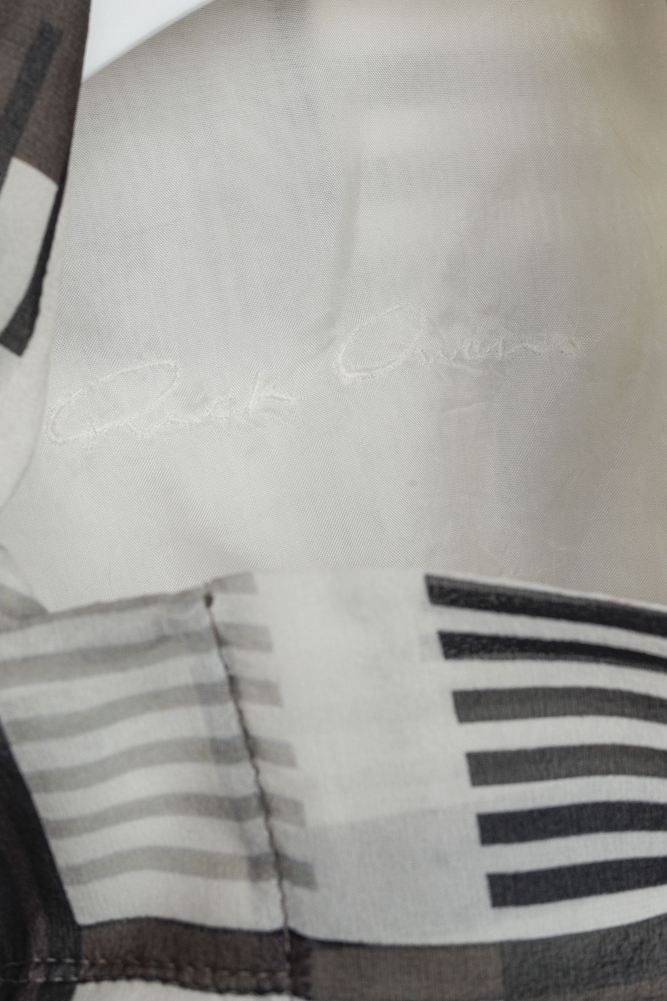 Rick Owens Rick Owens 2011 Khaki Cream Geometric Mix Material Jacket Size L / US 10 / IT 46 - 4 Thumbnail