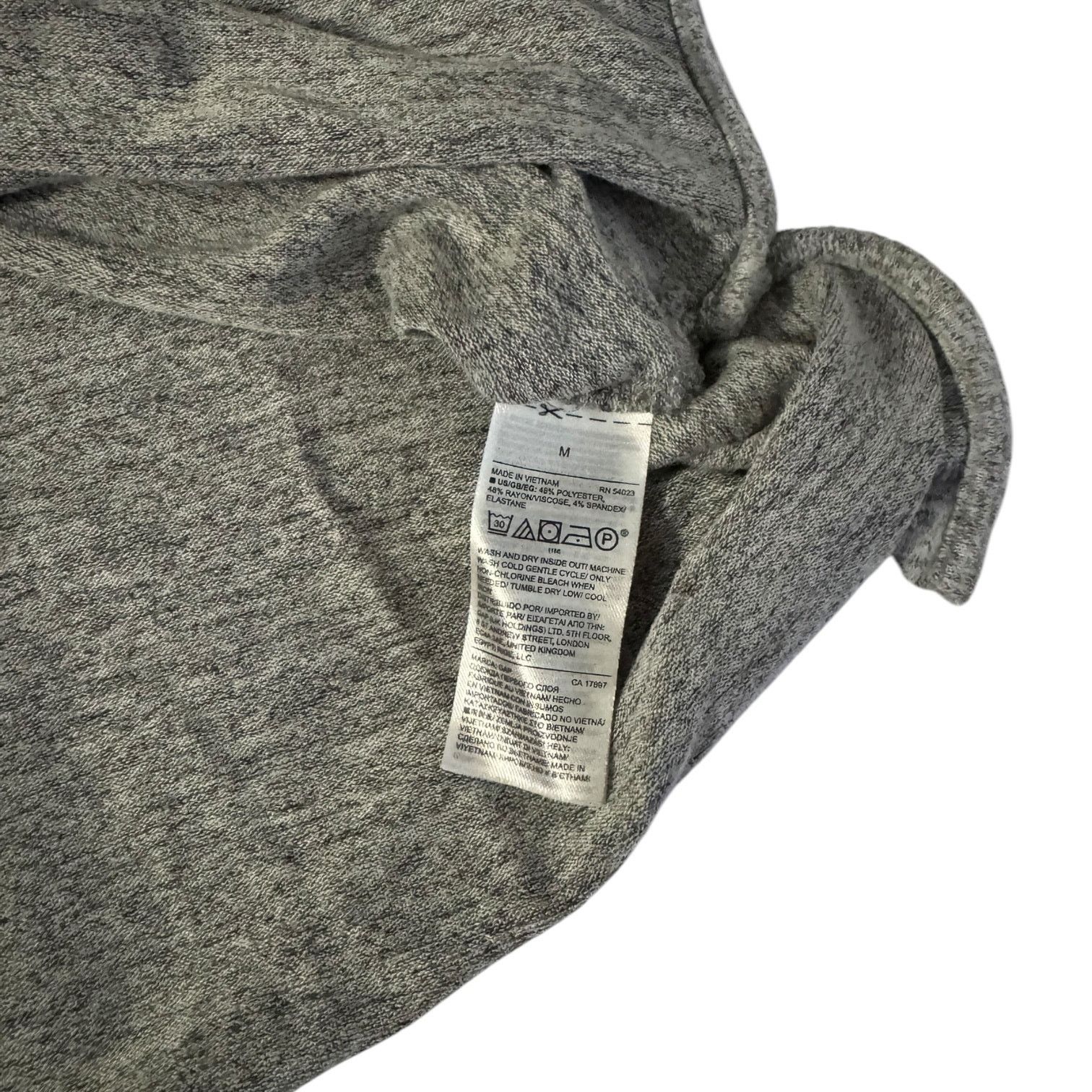 Gap GAP Womens Mottled Gray Long Sleeve Mock Turtleneck – Medium Size M / US 6-8 / IT 42-44 - 3 Thumbnail