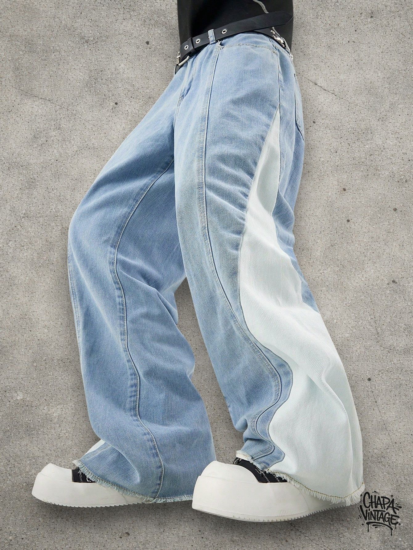 Japanese Brand Baby blue wide jeans Size US 32 / EU 48 - 1 Thumbnail