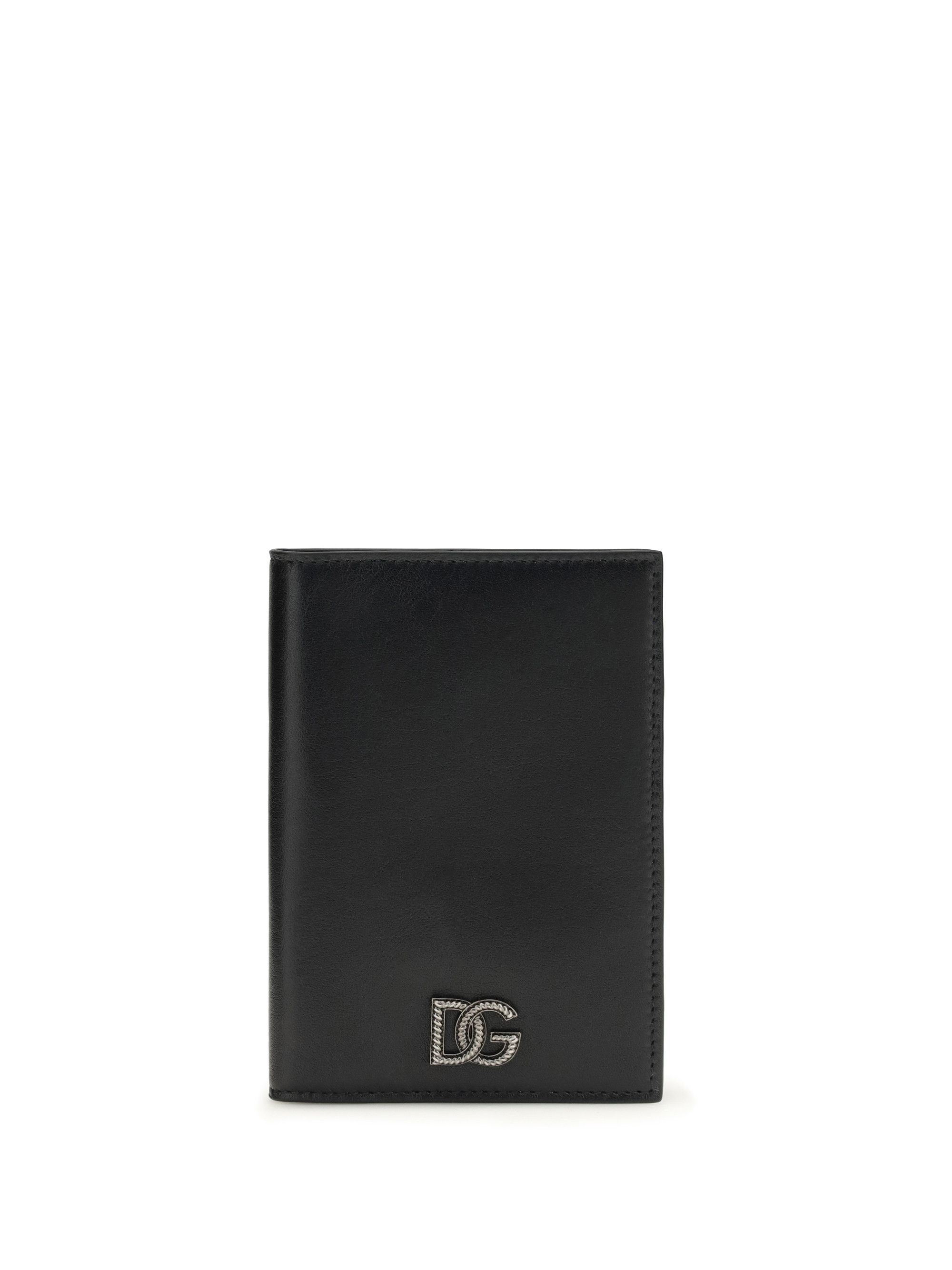 Dolce & Gabbana Leather Passport Holder Size ONE SIZE - 1 Thumbnail