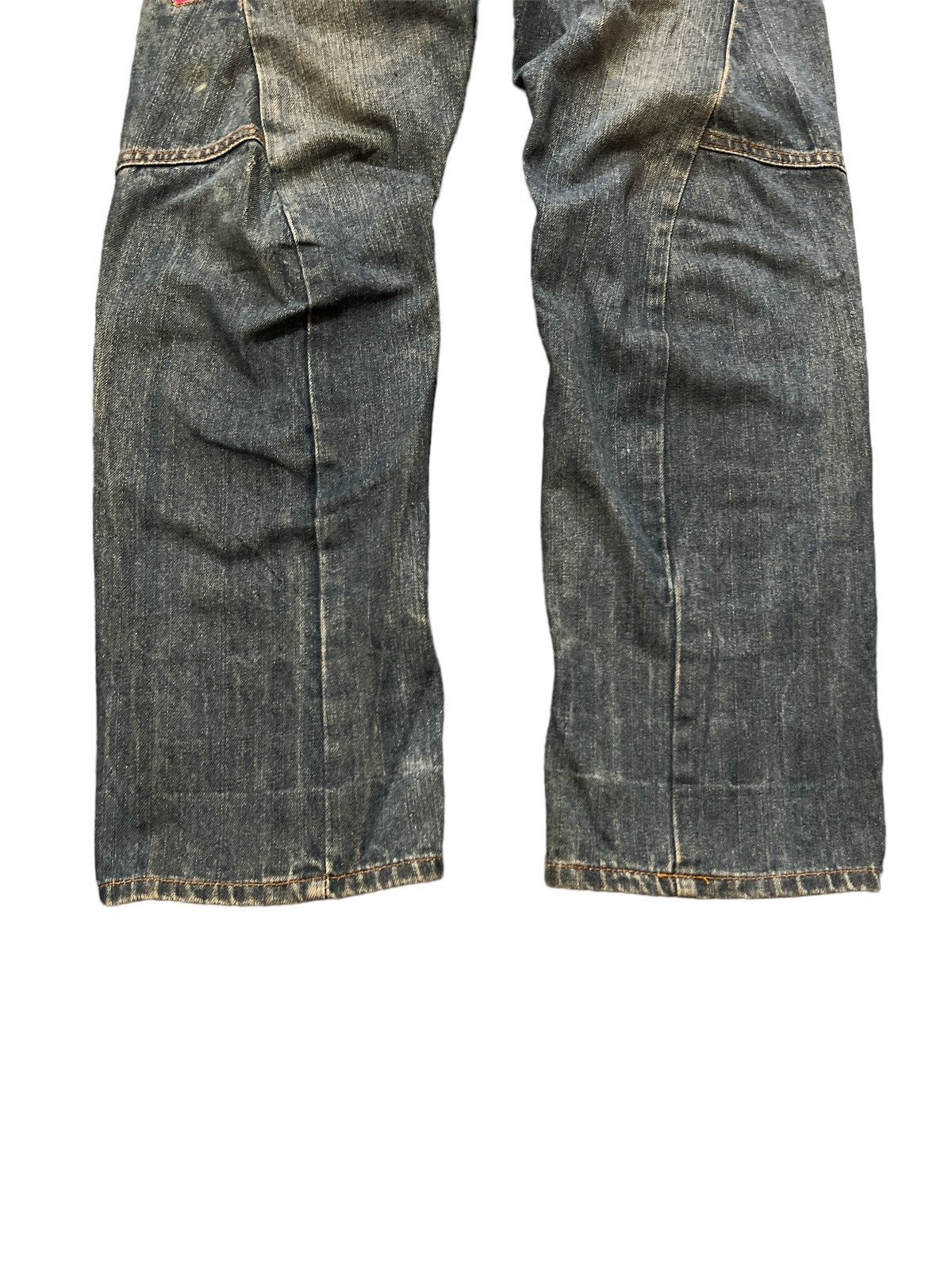 Japanese Brand × Vintage DOUBLE WAIST💥BREATHMINT TWIST DISTRESSED DENIM PANT Size US 29 - 3 Thumbnail
