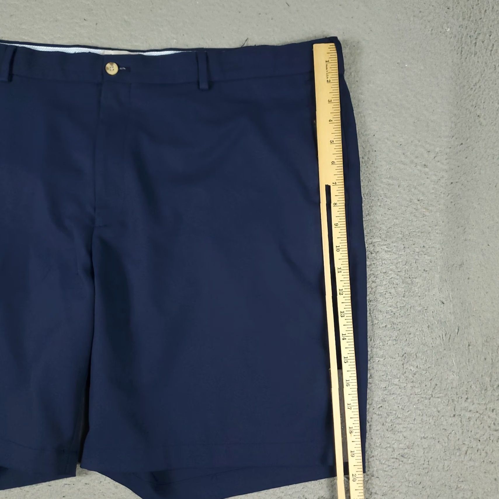 Peter Millar Peter Millar Shorts Mens Size 44 Blue Golf Flat Front Casual Chino Relaxed Fit Front Pockets Logo Vintage No Size US 44 / EU 60 - 5 Thumbnail