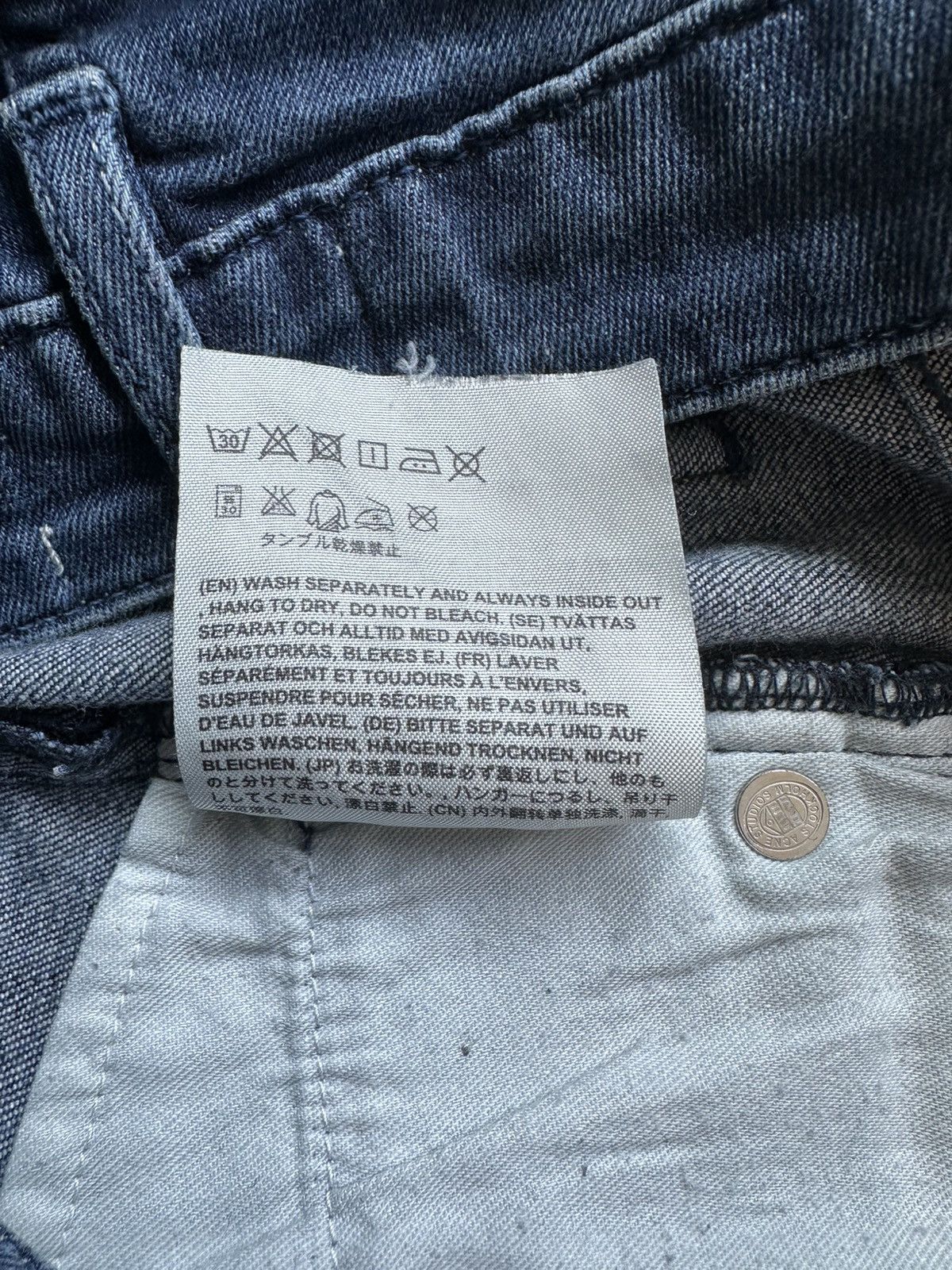 Acne Studios Acne Studios Skin 5 Pistol Skinny Jeans Size 26" / US 2 / IT 38 - 10 Thumbnail