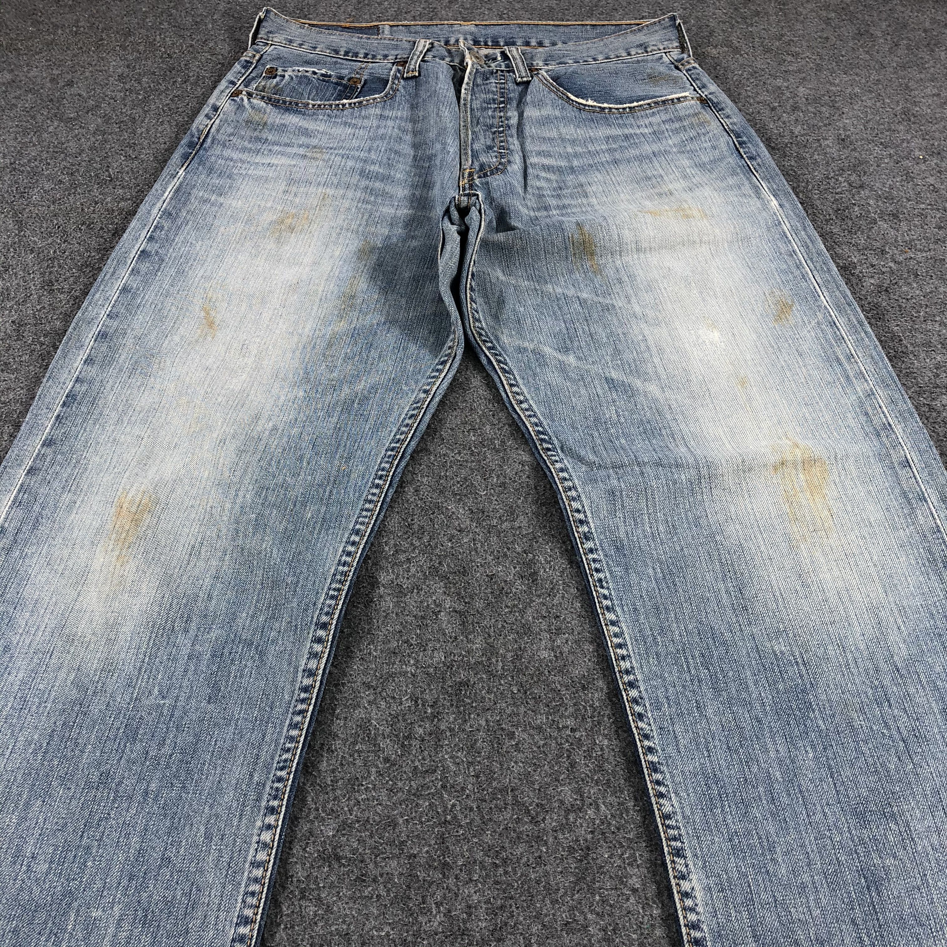 Levi's Vintage Levis 501 Jeans Medium Washed Denim KJ355 Size US 30 / EU 46 - 3 Thumbnail