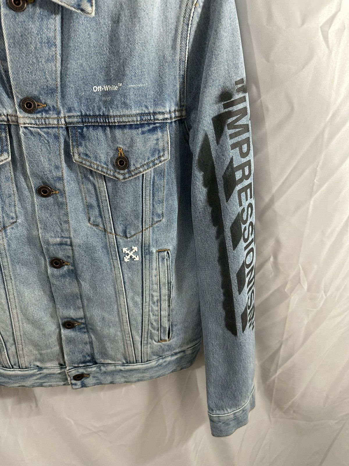 Off-White Off White impression denim jacket Size US S / EU 44-46 / 1 - 6 Thumbnail