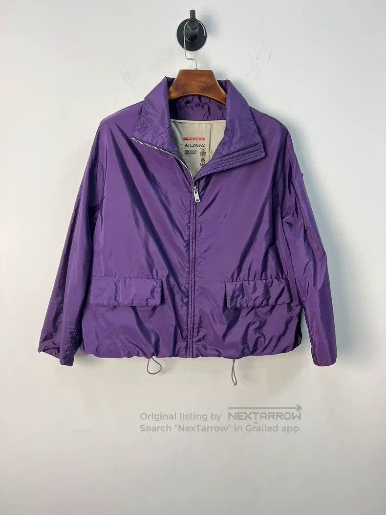 Prada Prada Triangle steel standard windbreaker short style Size S / US 4 / IT 40 - 1 Thumbnail