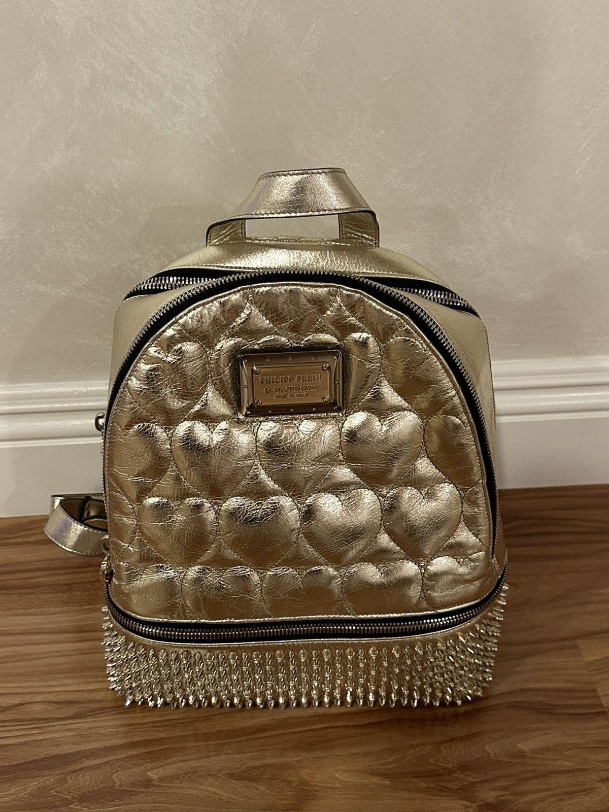 Philipp Plein PHILLIP PLEIN BACKPACK GOLD Size ONE SIZE - 1 Thumbnail