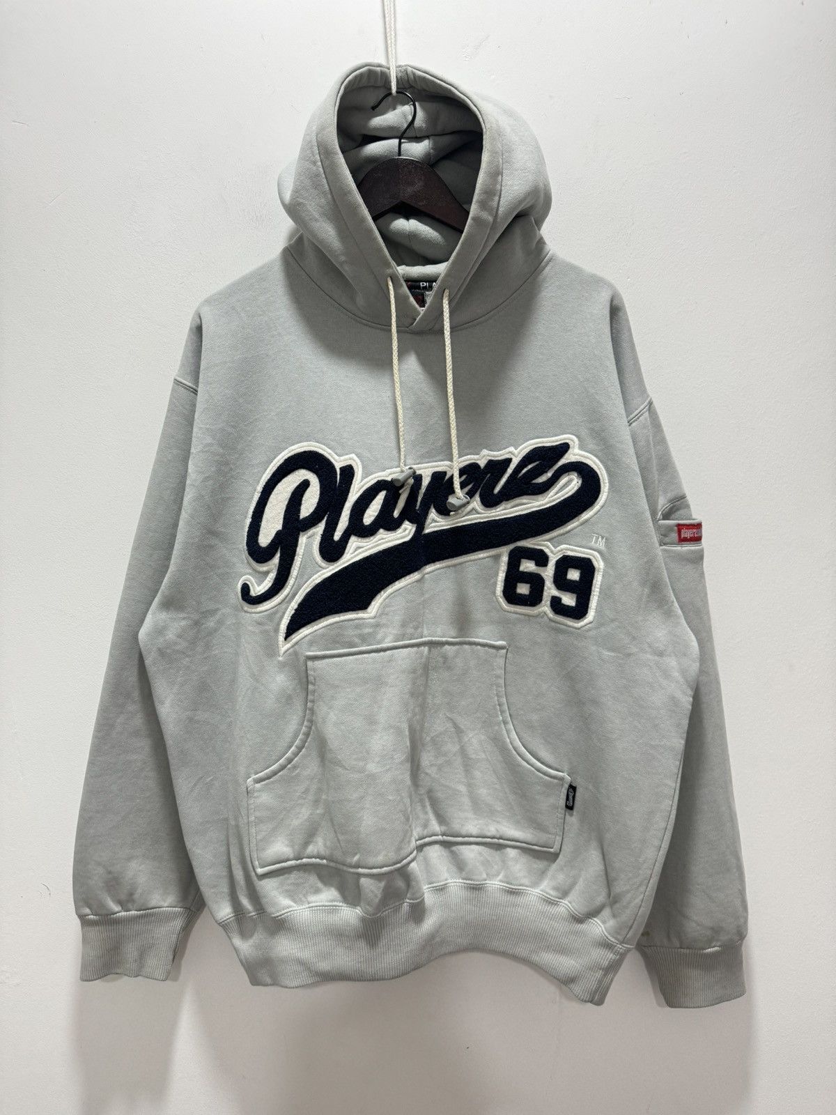 Japanese Brand VINTAGE SKATEBOARD STYLE PLAYER 69 EMBROIDERED LOGO