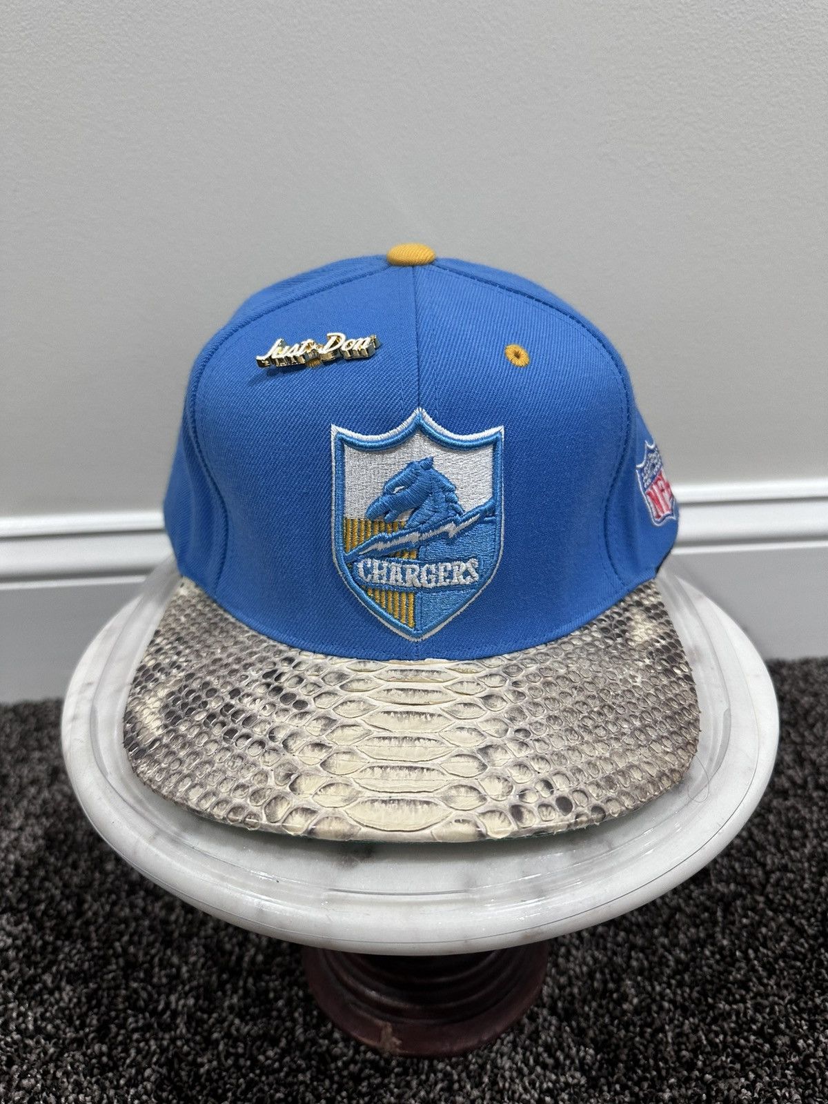 Just Don Just Don x Mitchell & Ness NFL San Diego Chargers Blue Hat Size ONE SIZE - 1 Thumbnail