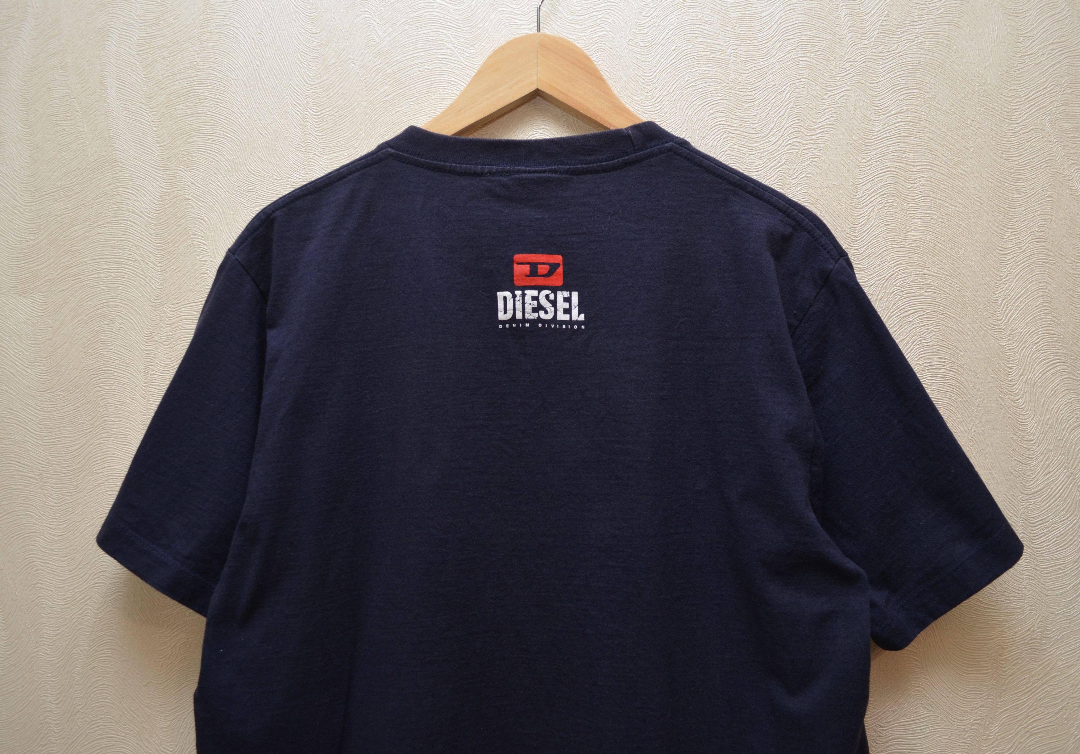 Diesel × Vintage Vintage 90s Diesel Big Logo T Shirt RARE y2k Size US XL / EU 56 / 4 - 6 Thumbnail