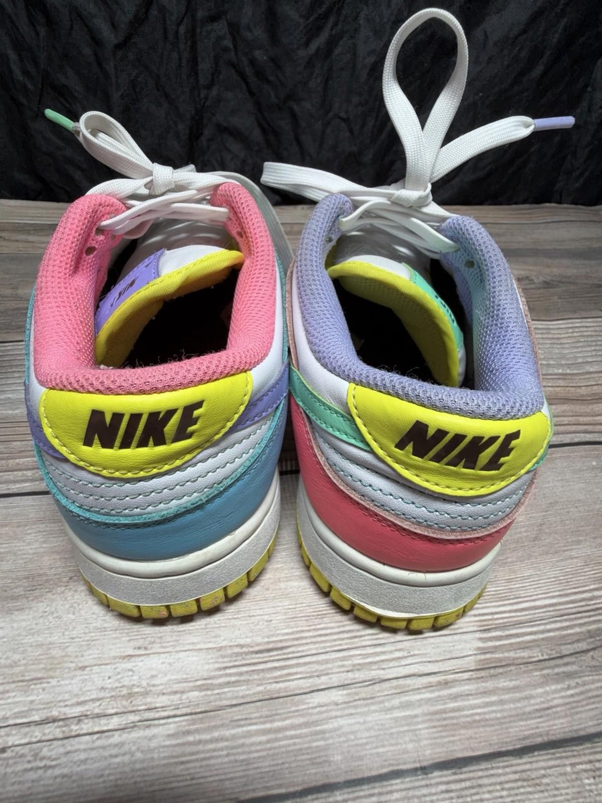 Nike NIKE DUNK LOW "EASTER CANDY" SIZE 6.5 PRE-OWNED CREASING TOE Size US 6.5 / IT 36.5 - 4 Thumbnail