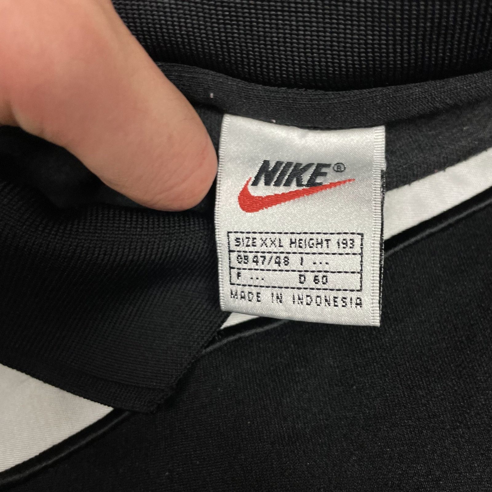 Nike × Vintage Nike Men Black Polyester Long Sleeve Half Zip Sweatshirt 2XL Size US XXL / EU 58 / 5 - 9 Thumbnail