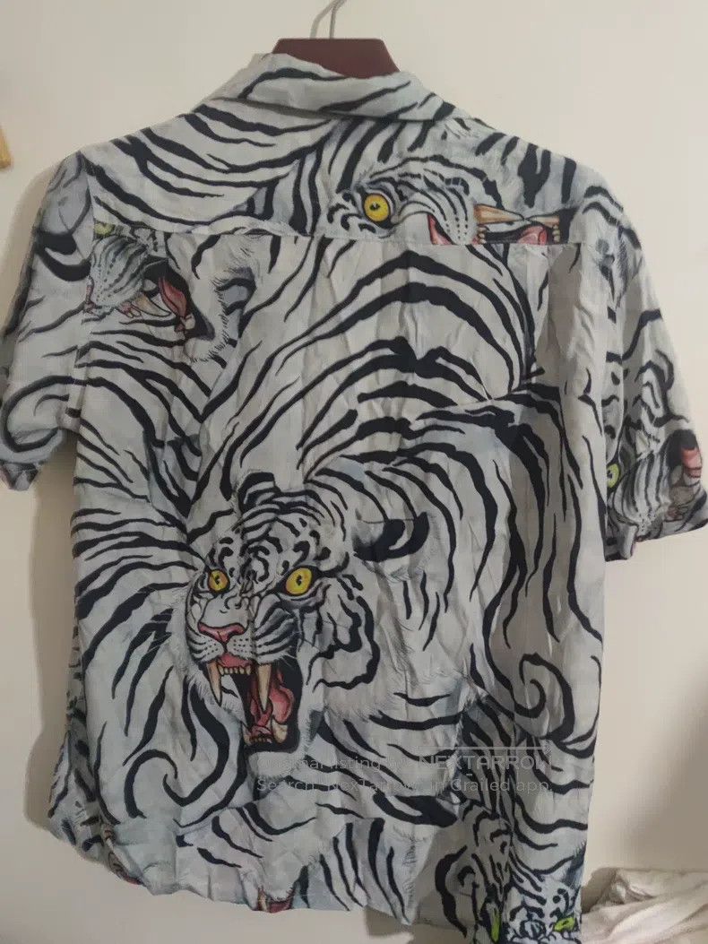Wacko Maria Wacko Maria White tiger printed short-sleeved shirt Size US M / EU 48-50 / 2 - 5 Thumbnail