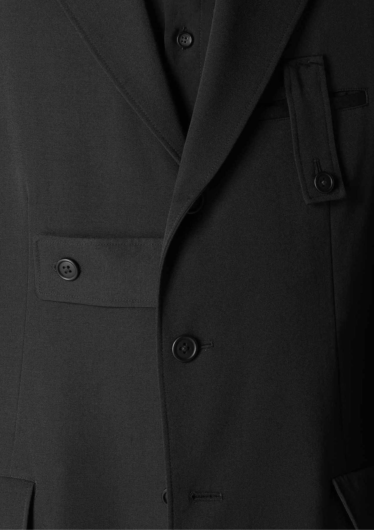 Y's for Men × Yohji Yamamoto Yohji Yamamoto Y's For Men - W/GABARDINE HOODED JACKET Size US L / EU 52-54 / 3 - 14 Thumbnail