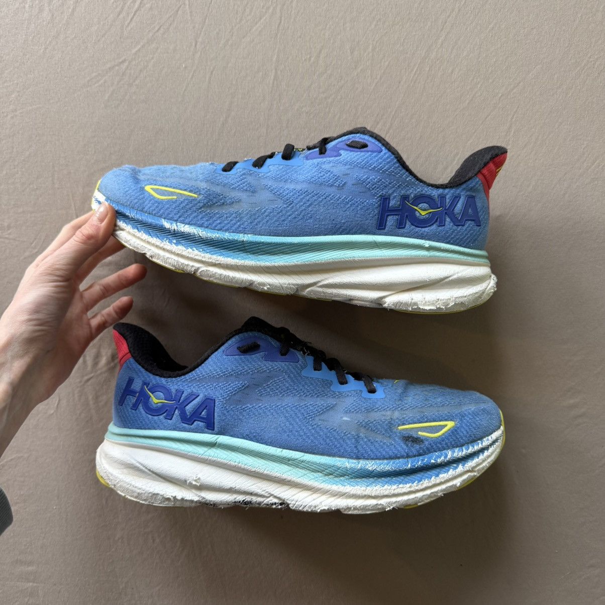 Hoka Hoka One One CLIFTON 9 Running Sneakers Size US 10.5 / EU 43-44 - 1 Thumbnail