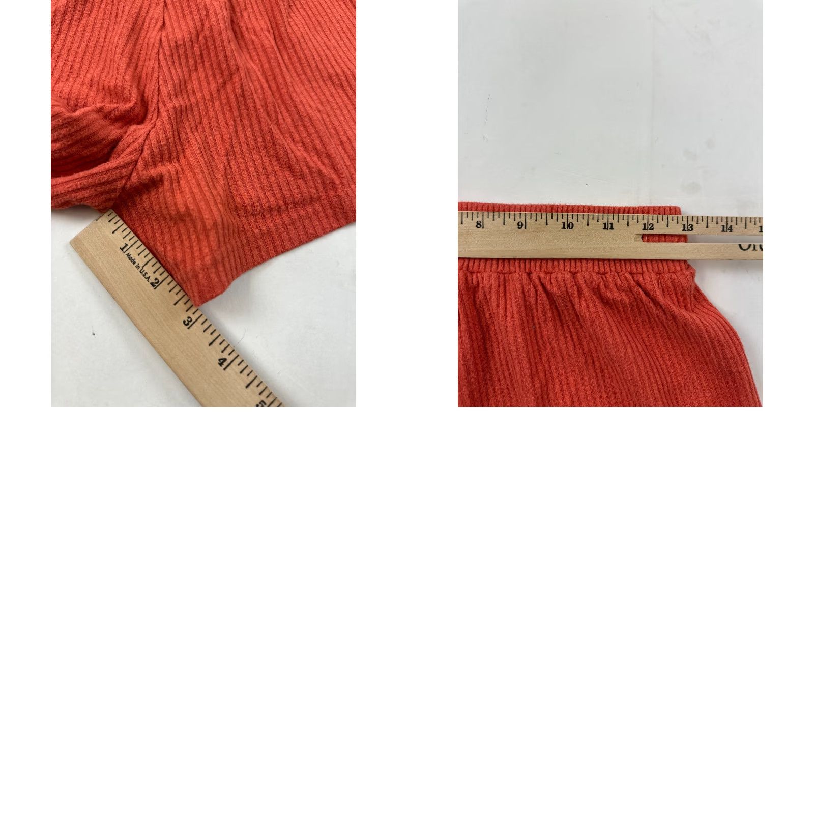 Vintage AllFenix Shorts Womens Small Orange Textured Pockets Elastic Waist Australia Size 28" / US 6 / IT 42 - 8 Thumbnail