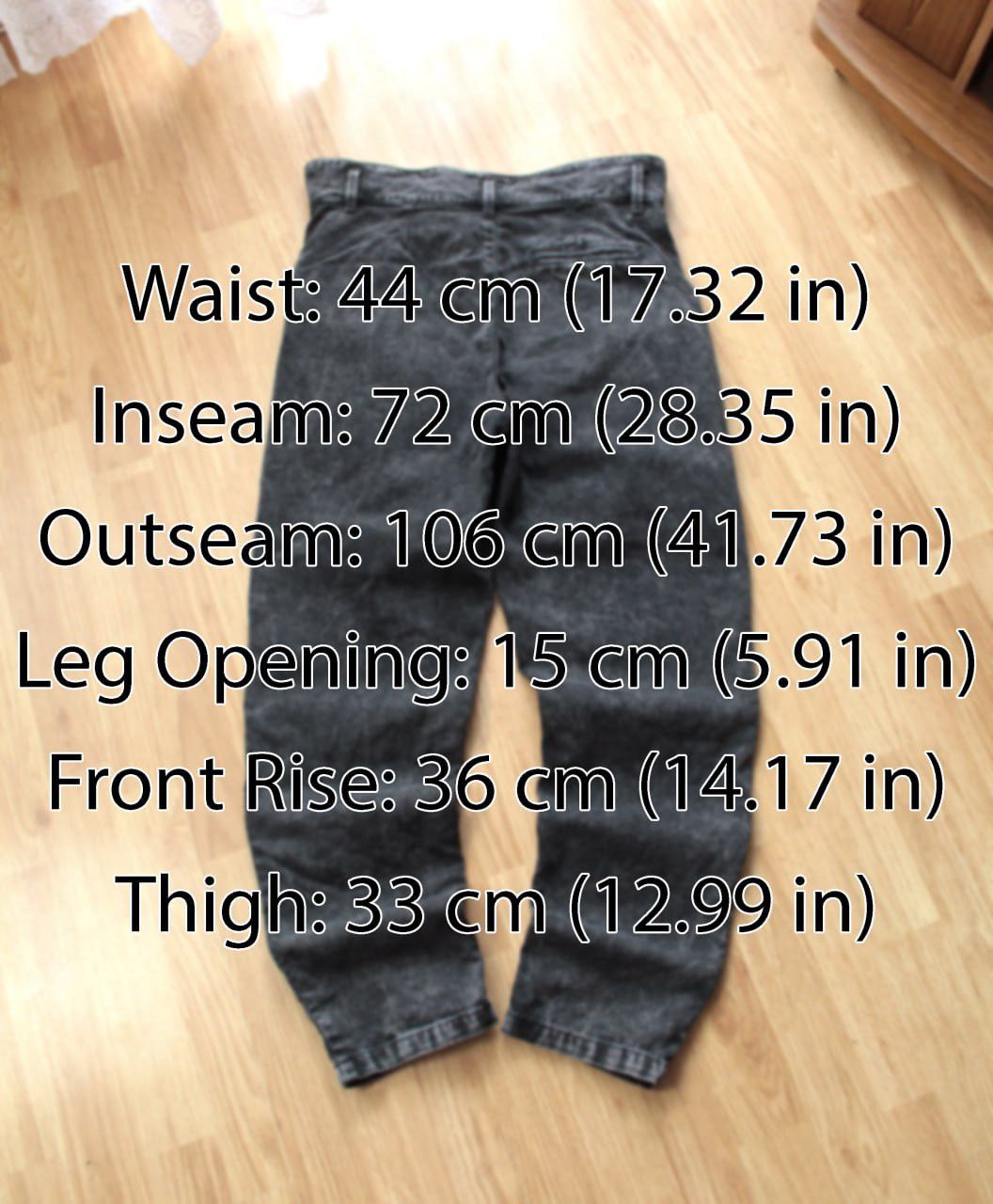 Sezane 🔥 Sezane Paris Austin Trousers Washed Black Jeans Pants Size 28" / US 6 / IT 42 - 2 Thumbnail