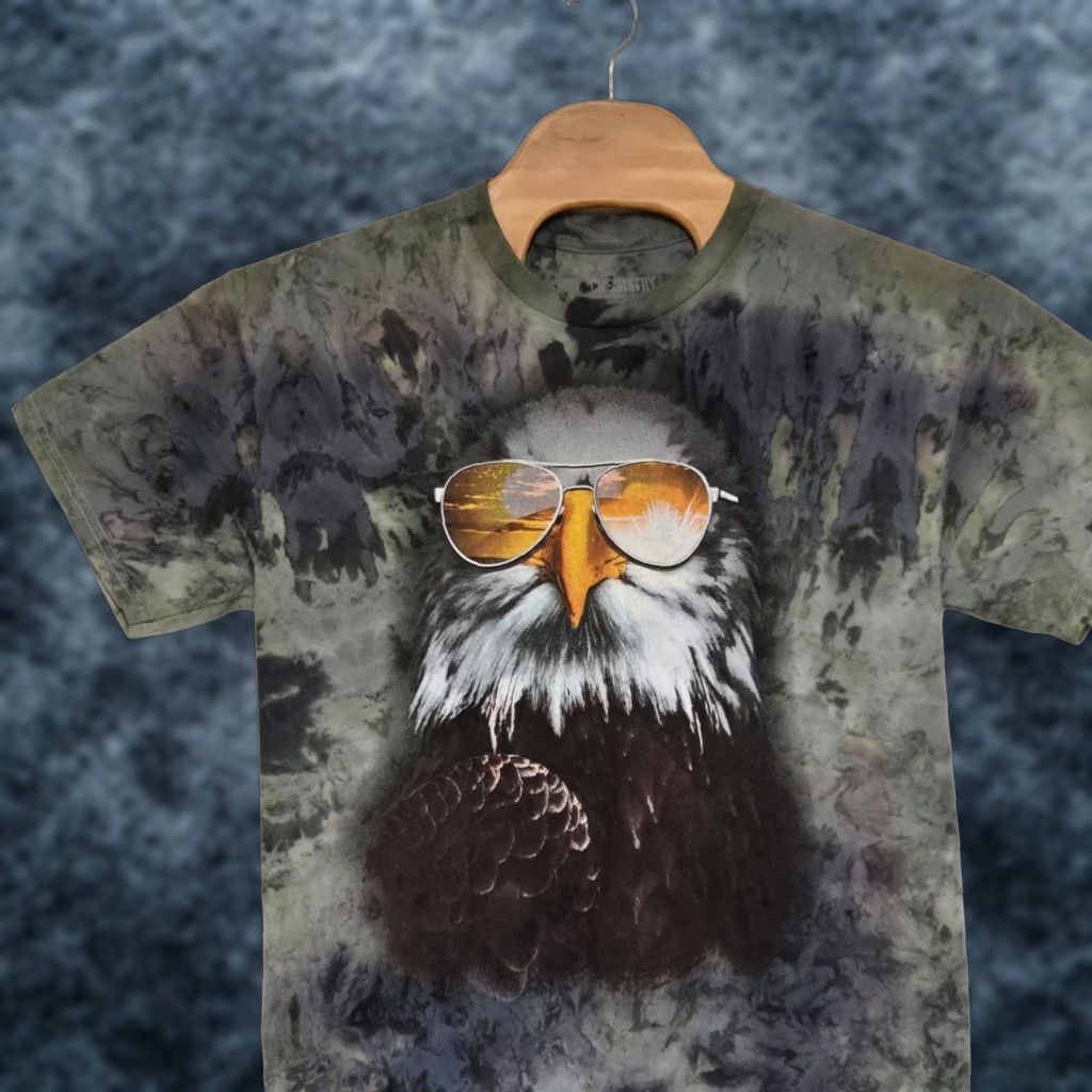 Alchemist Real Chemistry Eagle Shirt Camouflage Tee Mens Large L Multicolor Short Sleeve Tie Dye Brown Green Camo Tee Size US L / EU 52-54 / 3 - 1 Thumbnail
