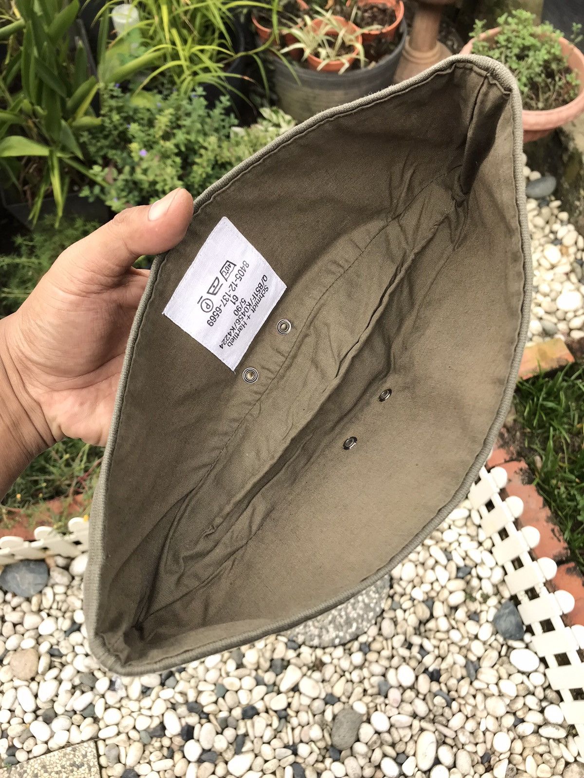 SCHMIDT VINTAGE 90’s WEST GERMAN MILITARY UNIFORM GARRISON HAT 🇩🇪 Size ONE SIZE - 7 Thumbnail