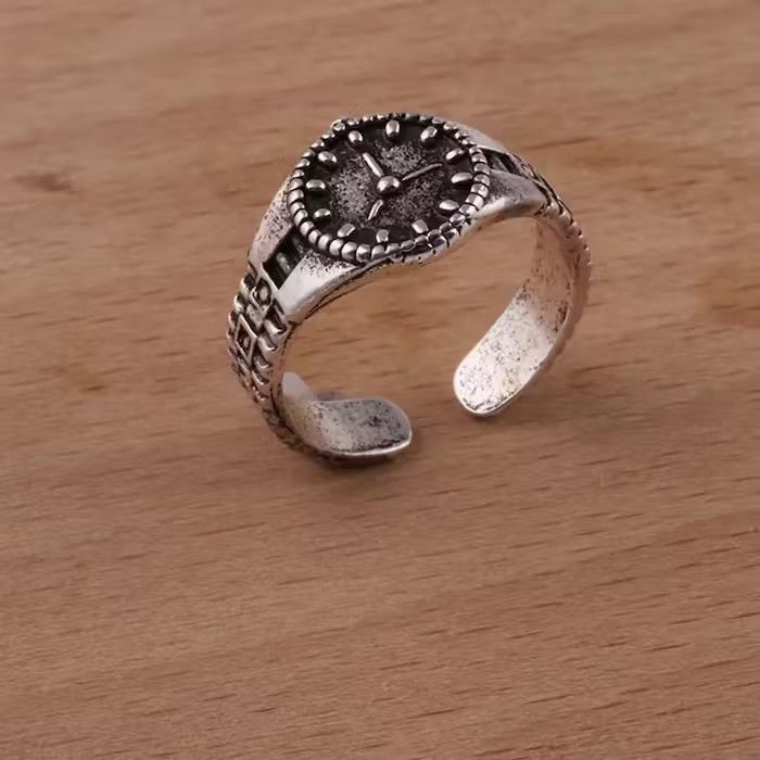 Jewelry × Vintage Creative Watch Style Ring Size ONE SIZE - 1 Thumbnail