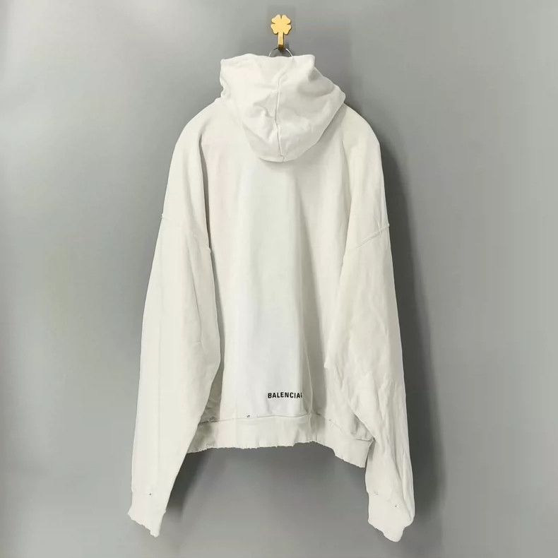 Balenciaga Balenciaga Solid Color Letter Embroidered Casual Hoodie Re Size US S / EU 44-46 / 1 - 2 Thumbnail