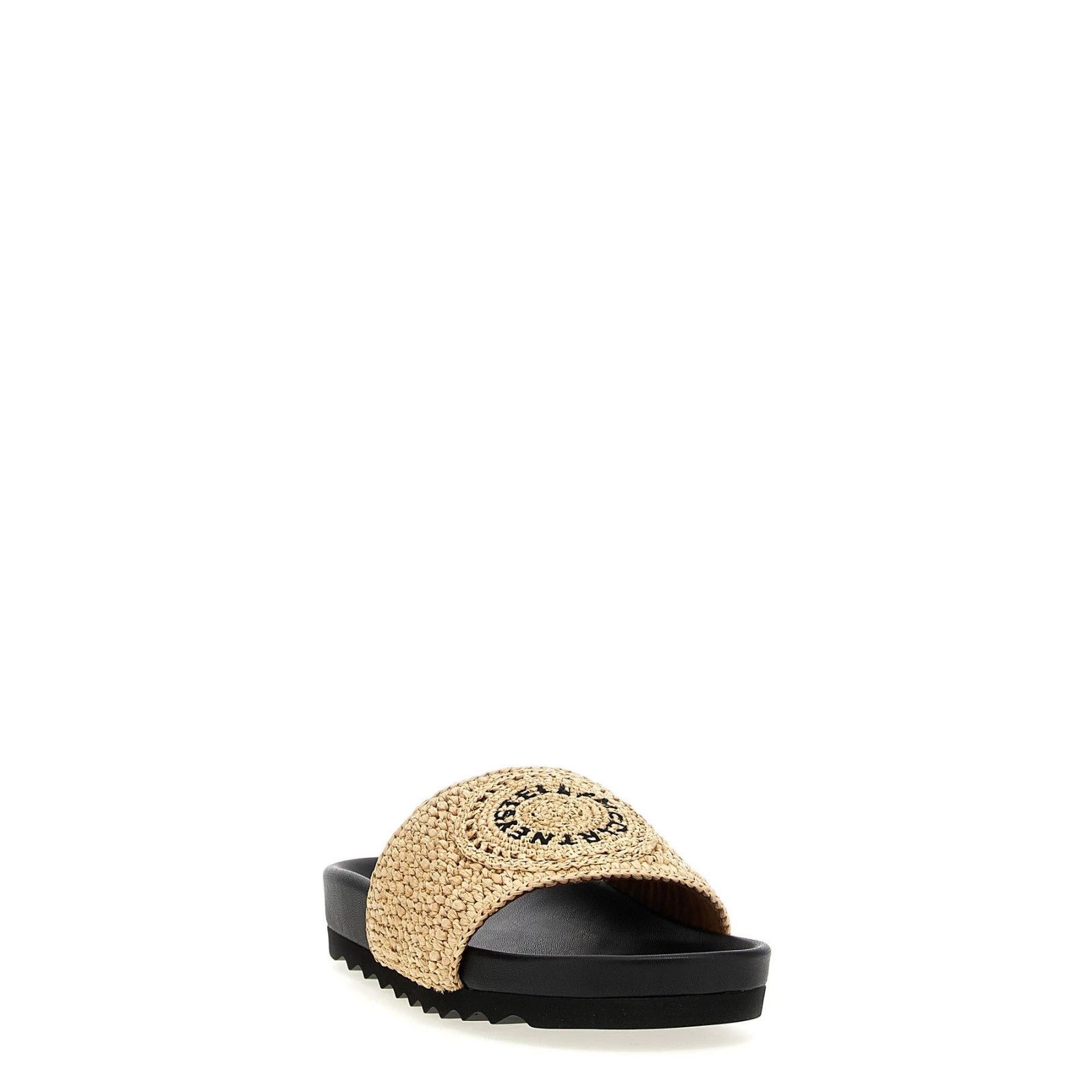 Stella McCartney STELLA MCCARTNEY Elyse Beige Raffia Sandals New & Authentic Size US 7 / IT 37 - 2 Thumbnail