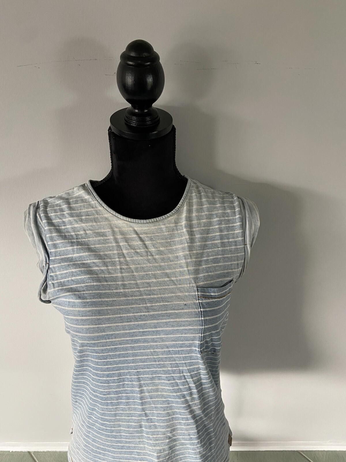 Rusty RUSTY T-shirt Womens Blue & White Striped - Size 8 Size S / US 4 / IT 40 - 4 Thumbnail