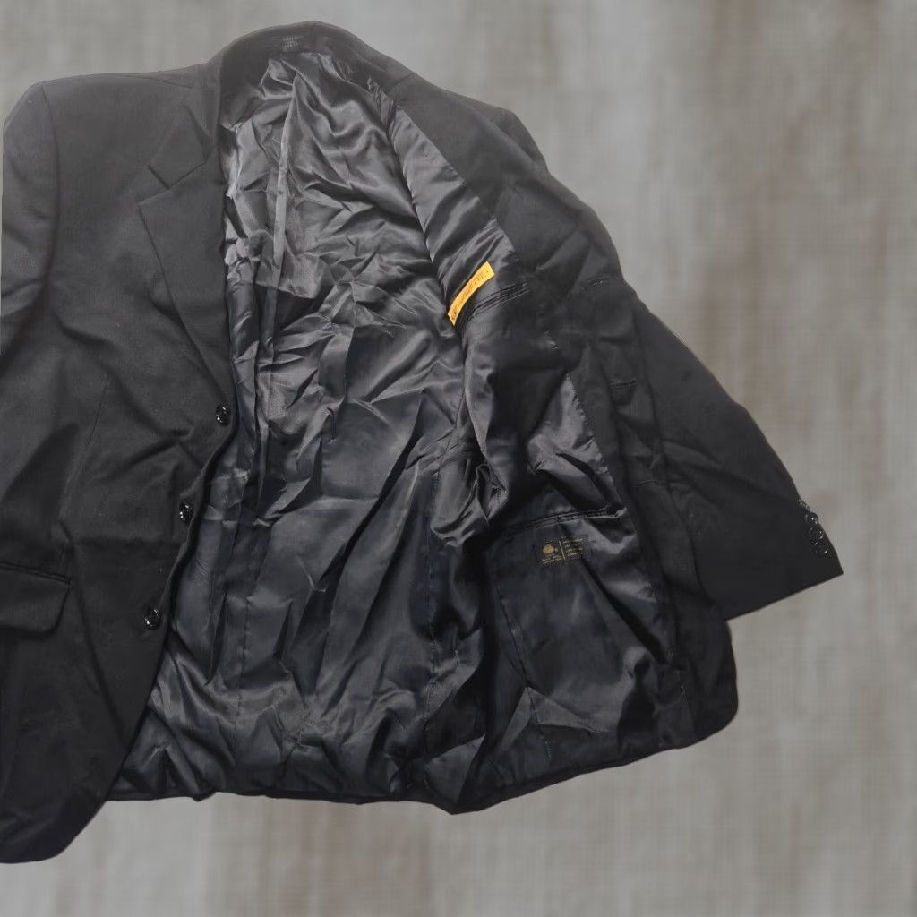 Jones New York Jones New York Classic Fit Black Wool Blazer Jacket Men's 40 Regular Size 40R - 1 Thumbnail