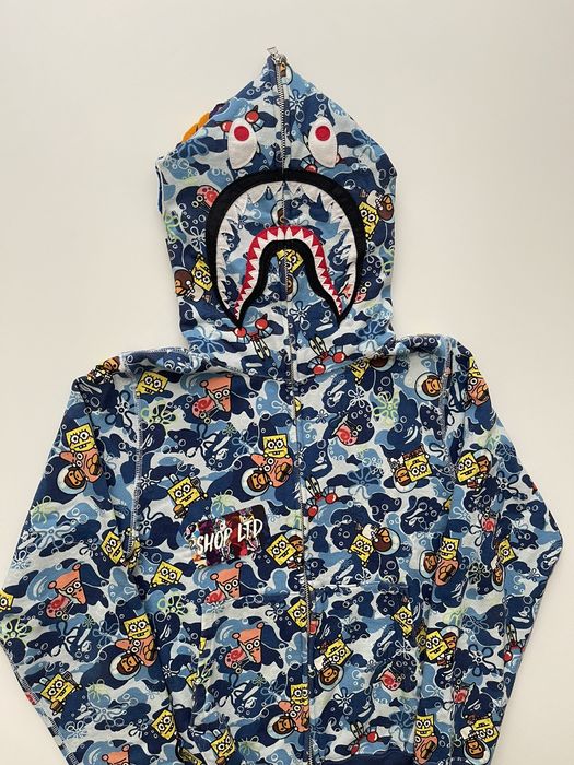 Bape x spongebob hoodie hot sale