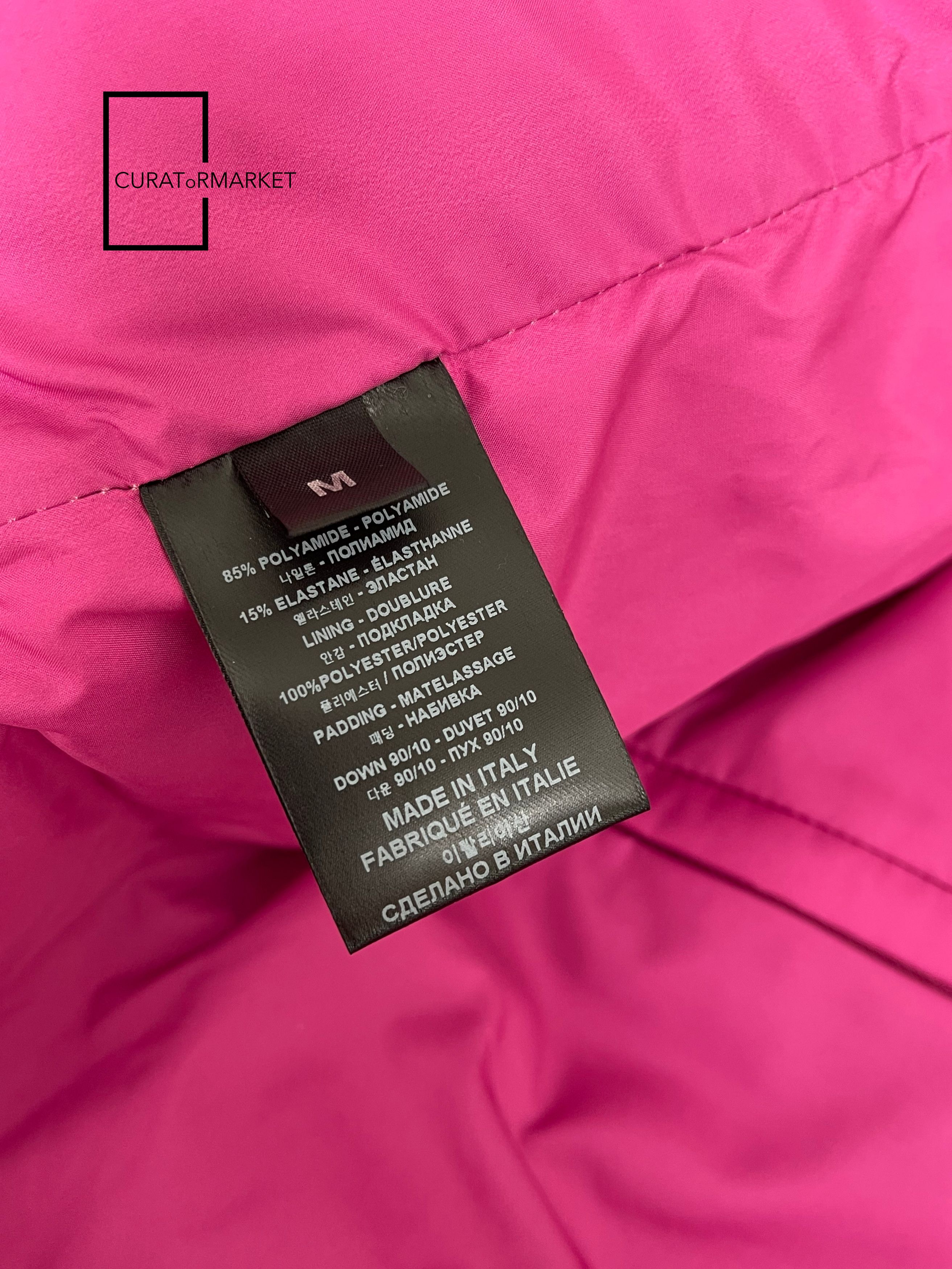 Vetements RARE Pink Crushed Velvet Down Padded Puffer Jacket FW22 Size US M / EU 48-50 / 2 - 13 Thumbnail