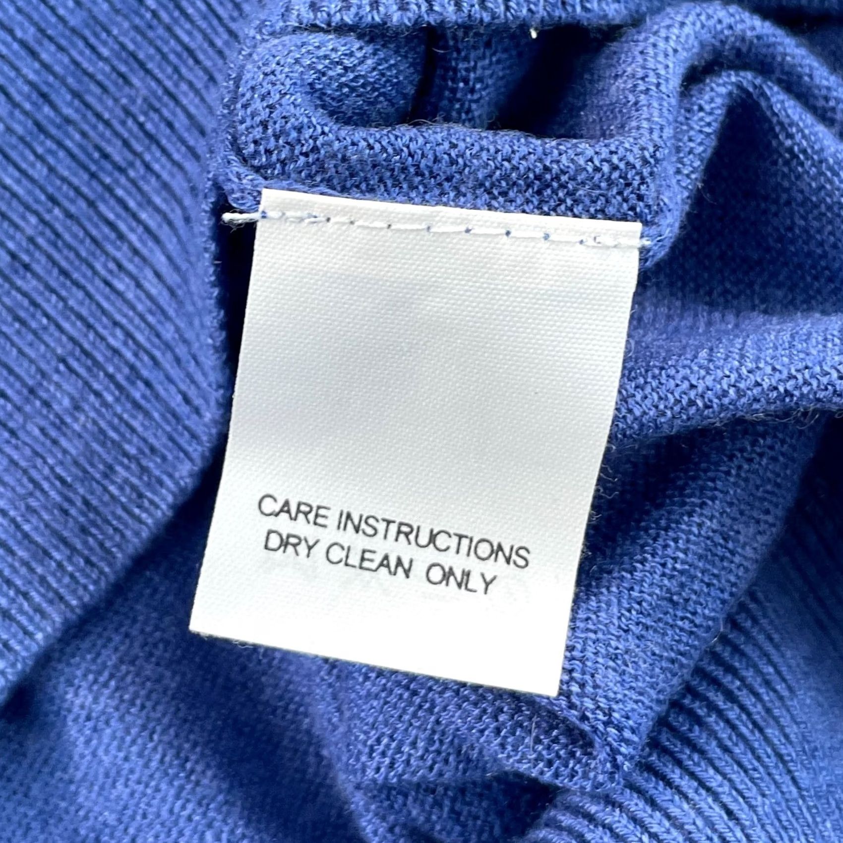 Neiman Marcus VINTAGE Neiman Marcus Cashmere-Silk Mock Neck Sweater Men XL Blue Designer NWOT Size US XL / EU 56 / 4 - 7 Thumbnail