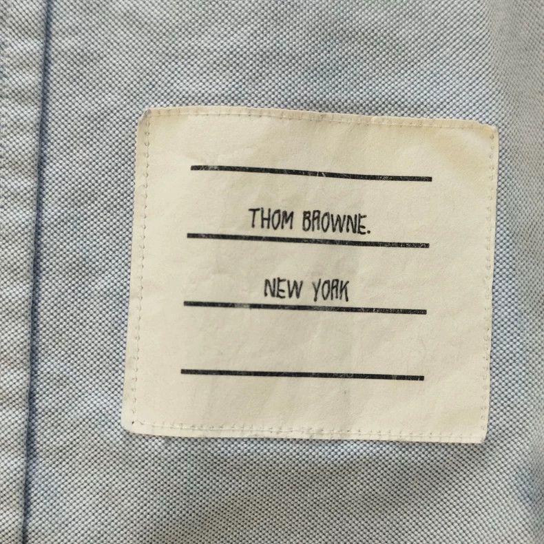 Thom Browne Thom Browne Blue double-breasted shirt Size US XS / EU 42 / 0 - 3 Thumbnail