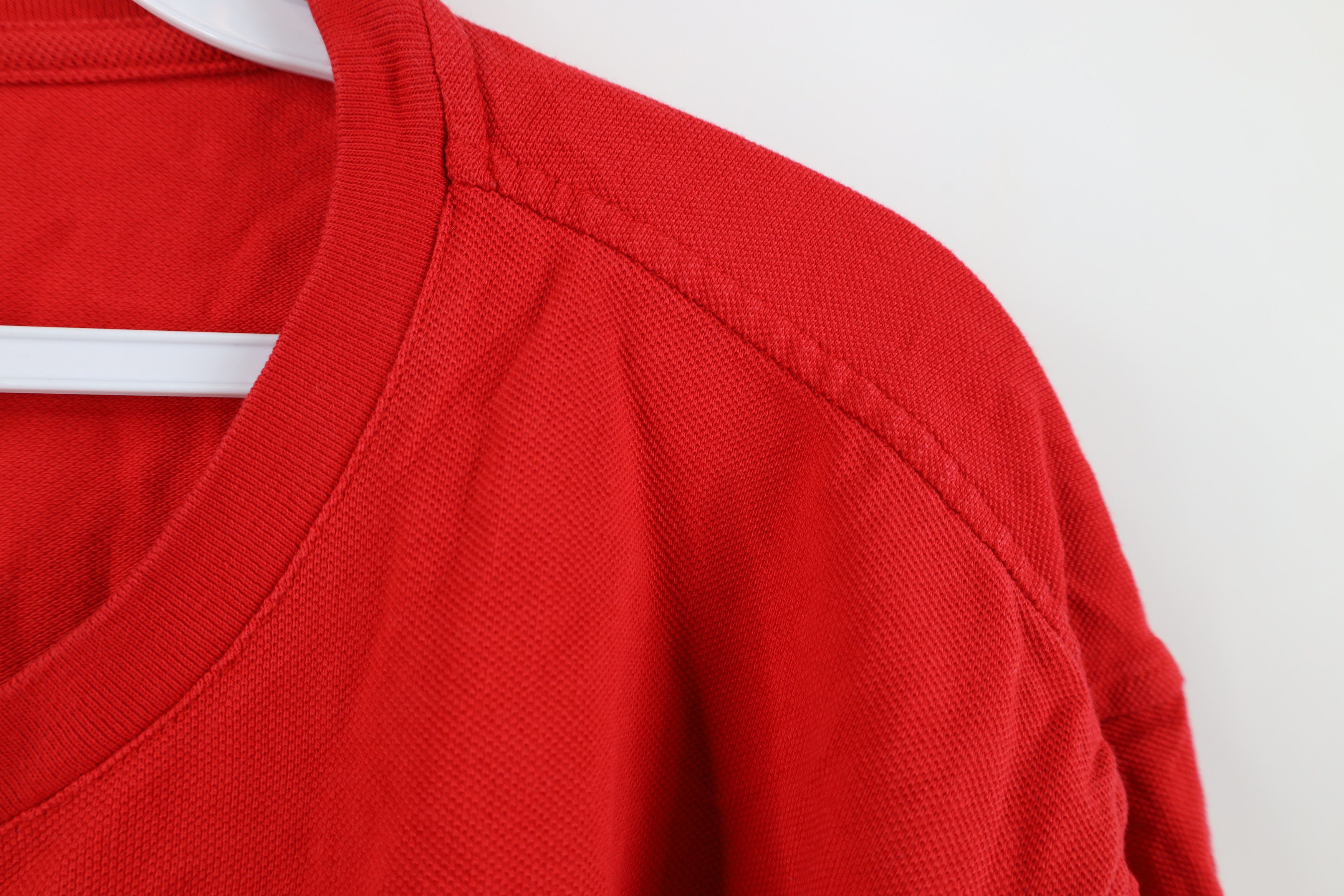 Apple Vintage Apple Company Apple Logo Thermal Knit T-Shirt Red Size US XXL / EU 58 / 5 - 6 Thumbnail