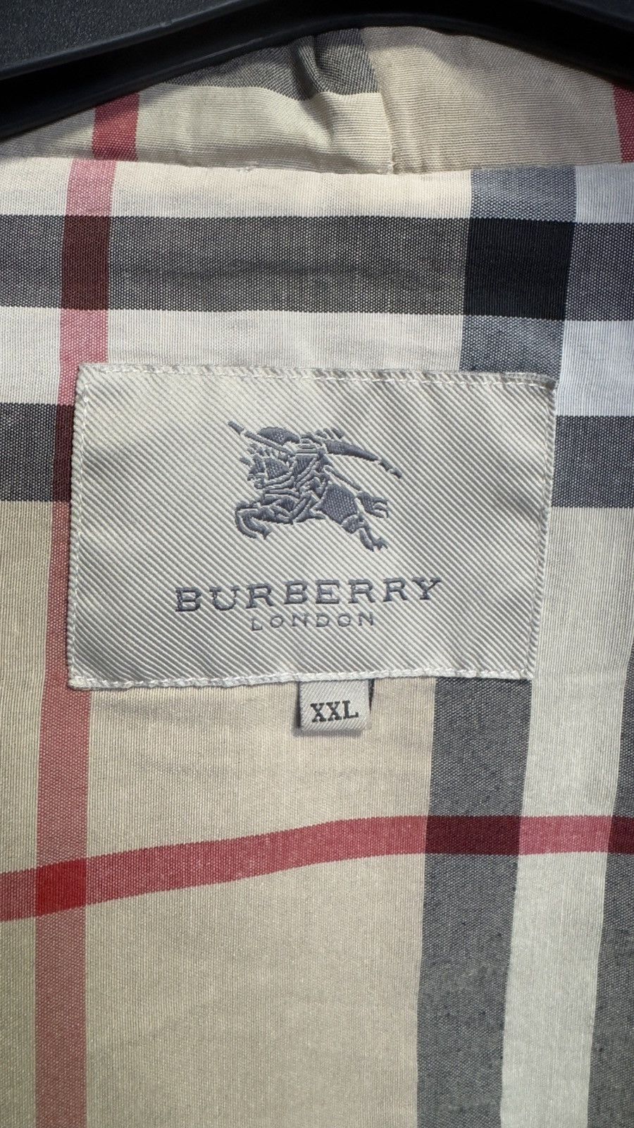 Burberry × Vintage Vintage Distressed Burberrys Zipper Hoodie Size US XL / EU 56 / 4 - 6 Thumbnail